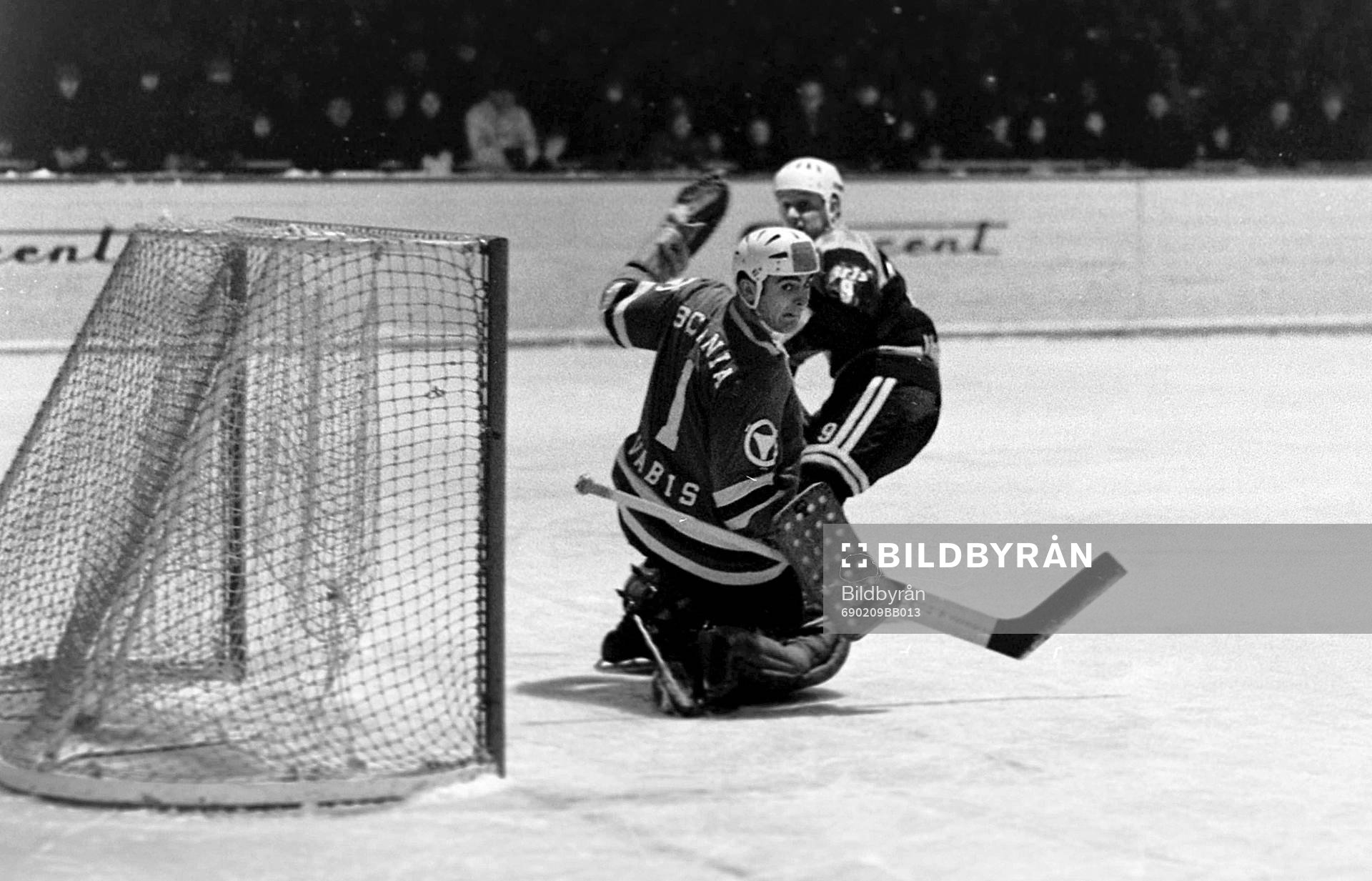 Curt Larsson, målvakt i Södertälje