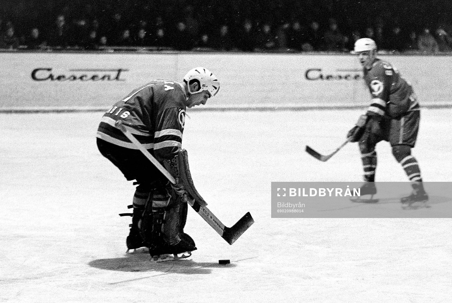 Curt Larsson, målvakt i Södertälje