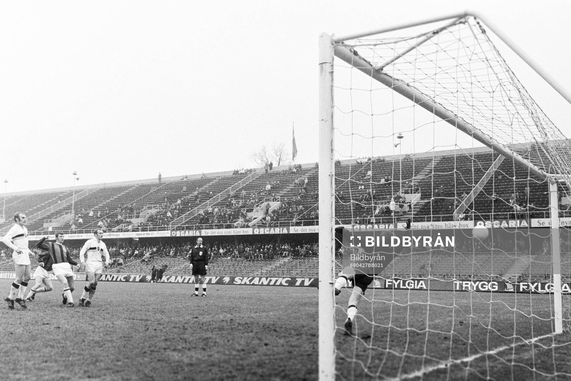 Hans Samuelsson, GAIS kvitterar till 2-2. Leif Hult,