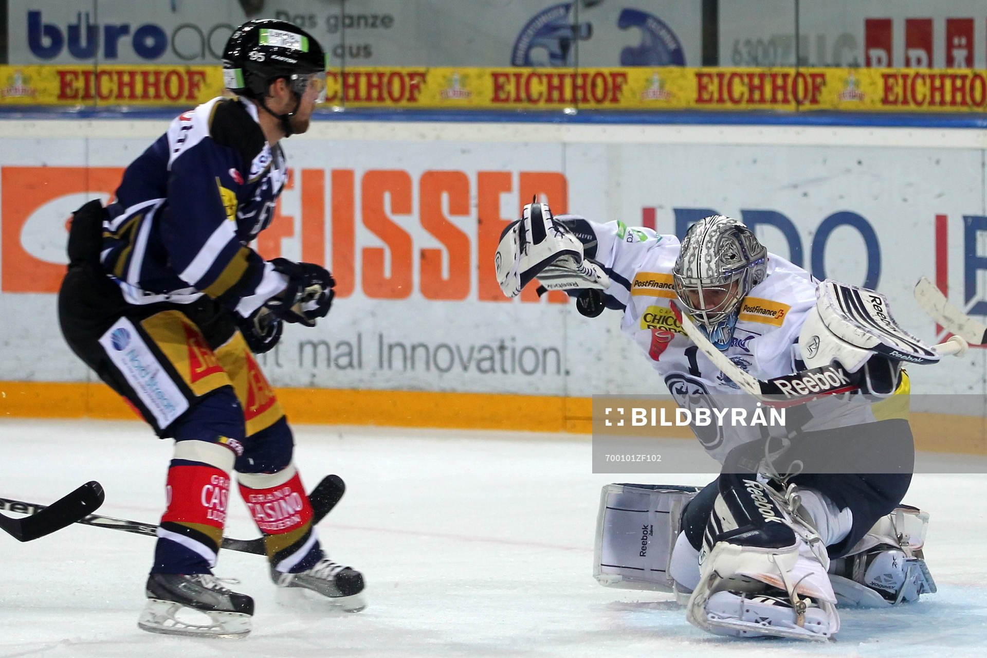 22.Sept.2012; Zug; Eishockey NLA - EV Zug - HC