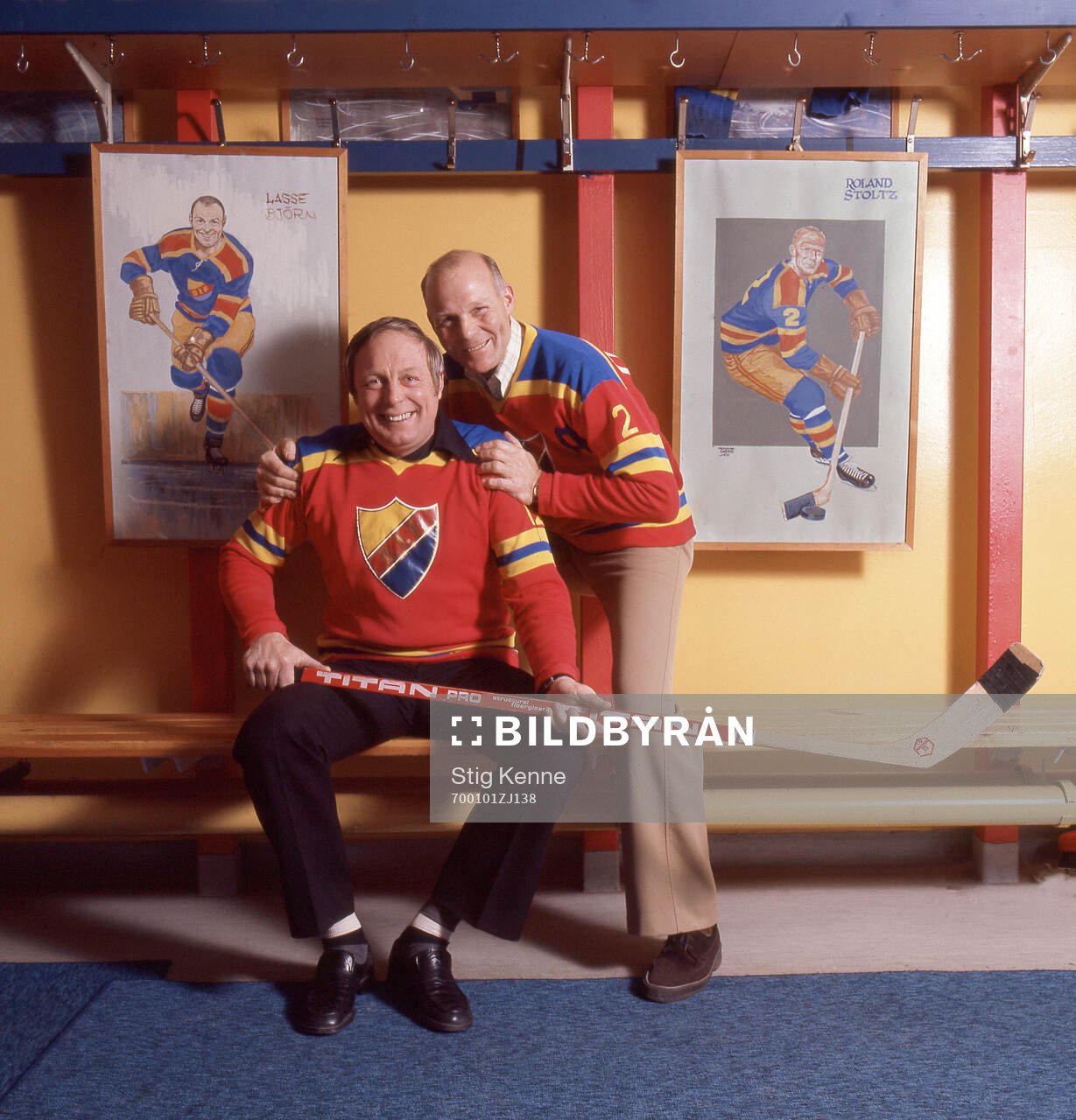 Djurgårdens Lasse Björn och Roland Stoltz