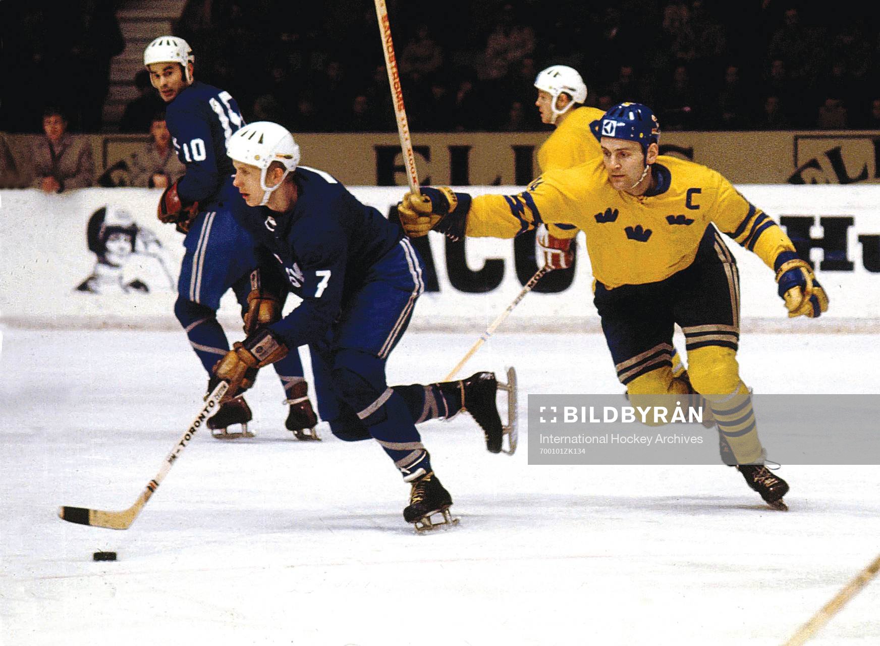 Ulf Sterner of team Sweden chases #7 from team Poland