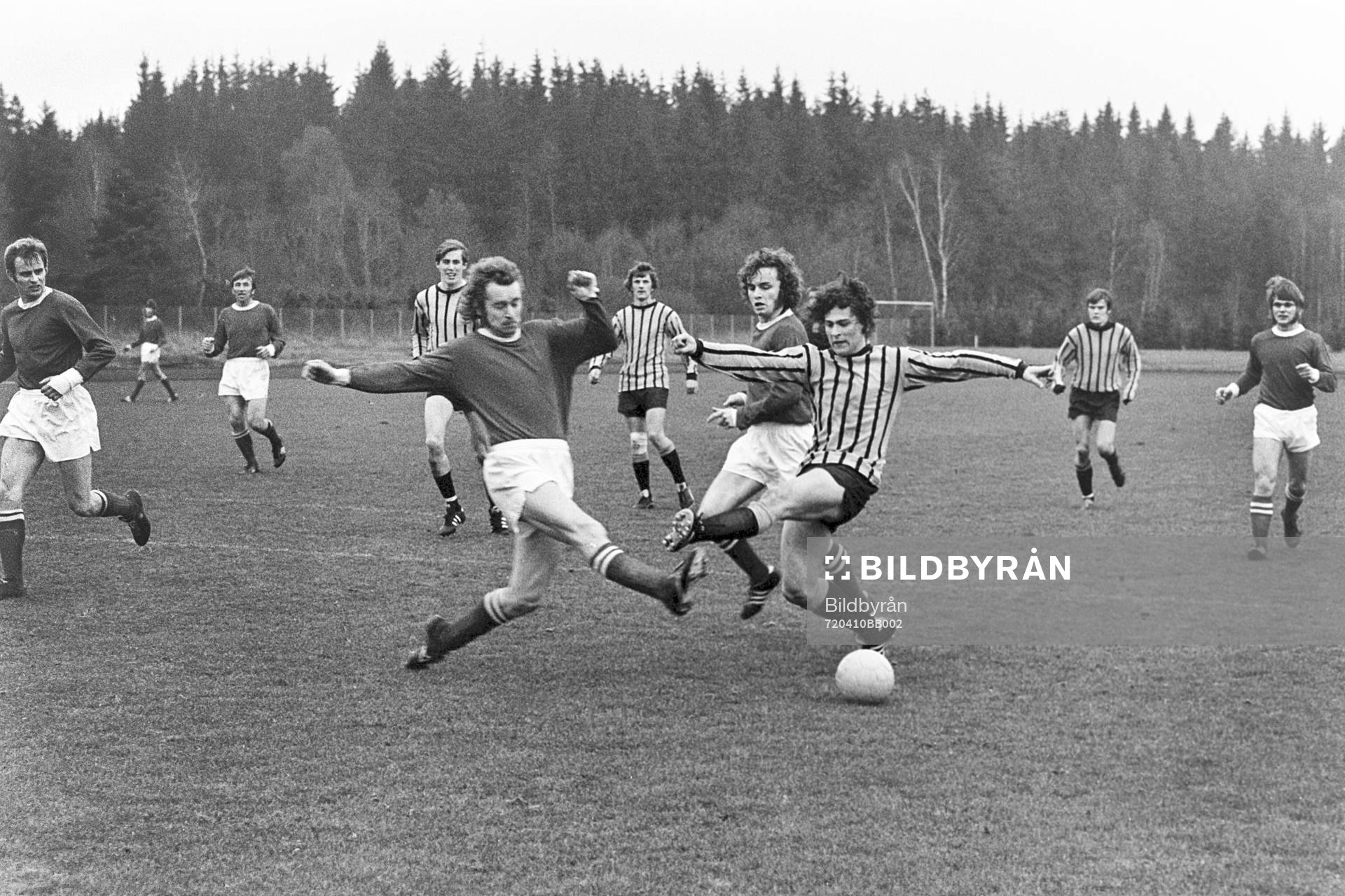 Fotboll, Första matchen på Österås