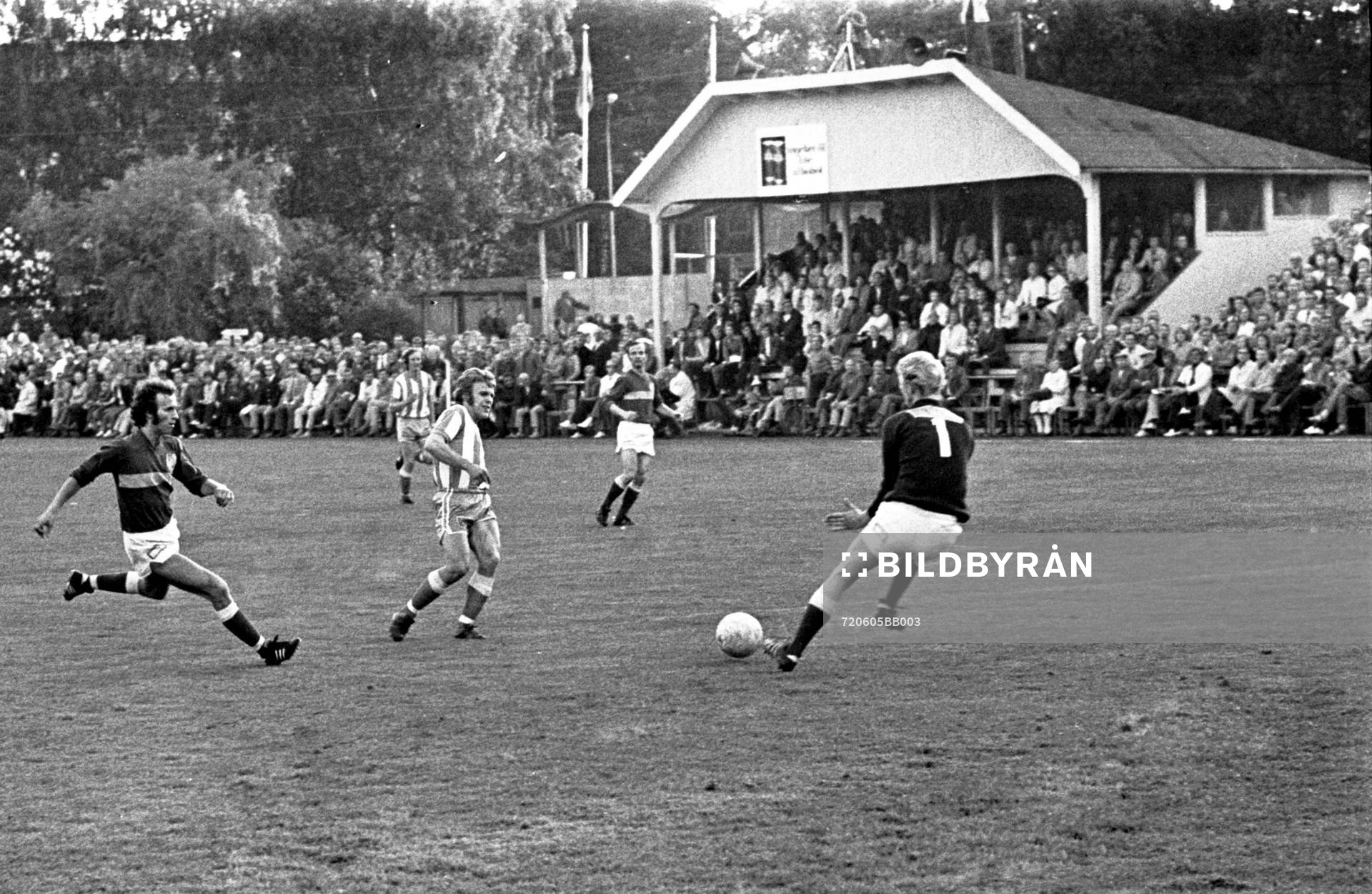 Hässleholms målvakt Claes Flink och Kaj Lindhe