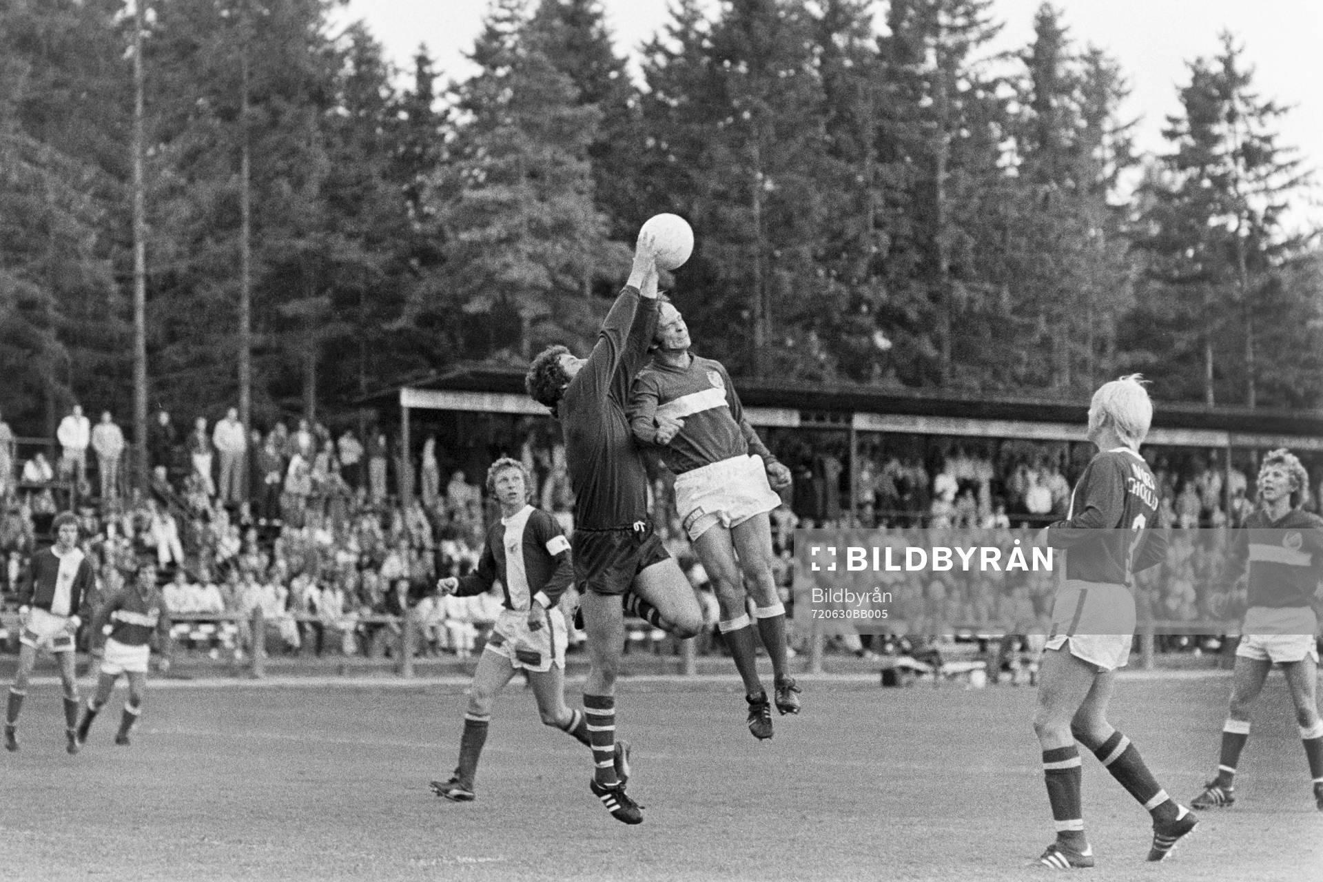 Bo Johansson, Hässleholm framför kalmars målvakt
