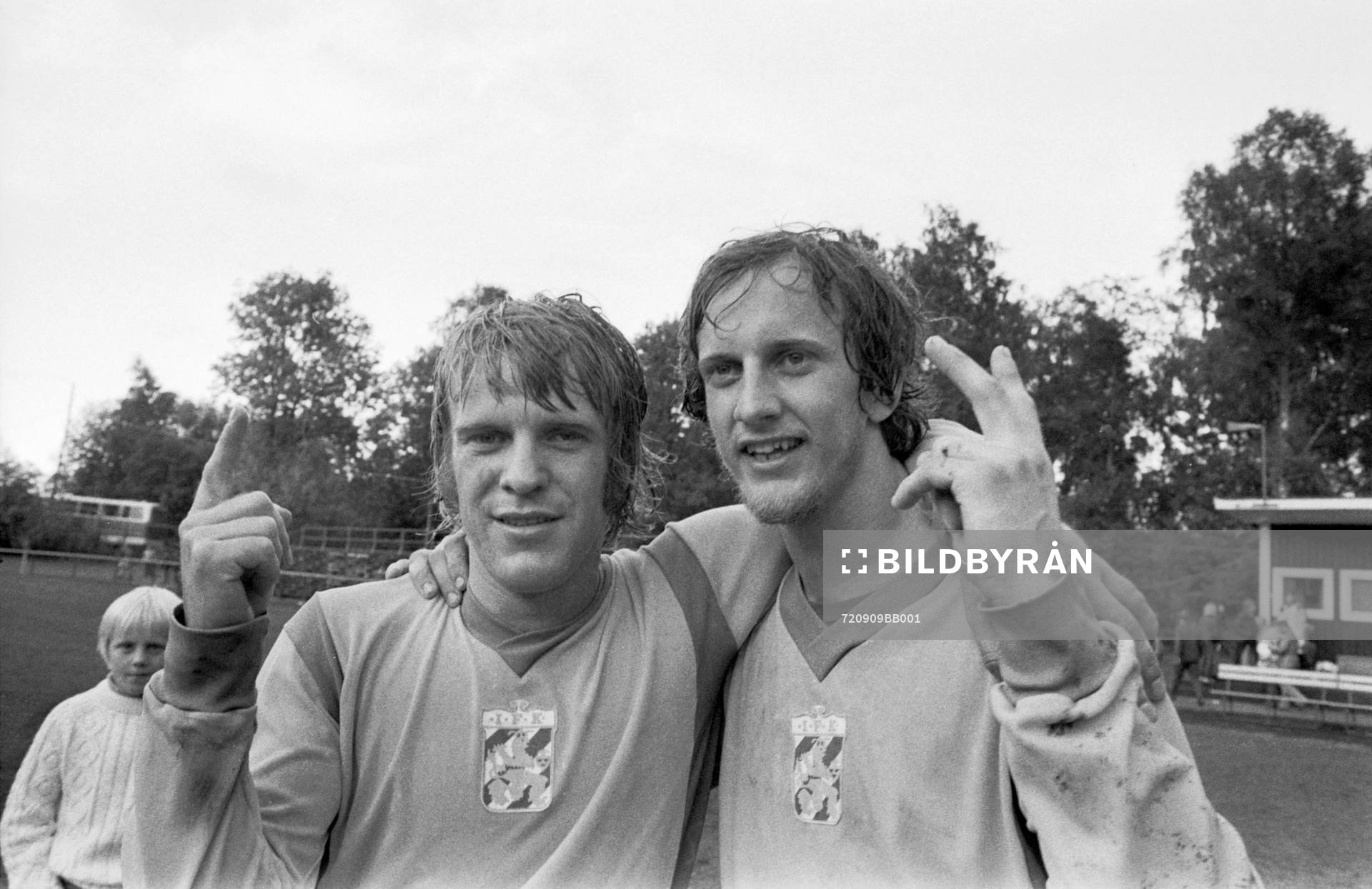Dan Östlund och Börje Oscarsson, Göteborg, glada
