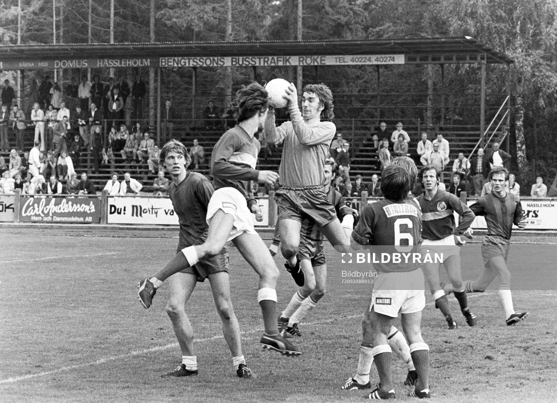 Lars-Erik Andersson, Hässleholm oroar skogens målvakt