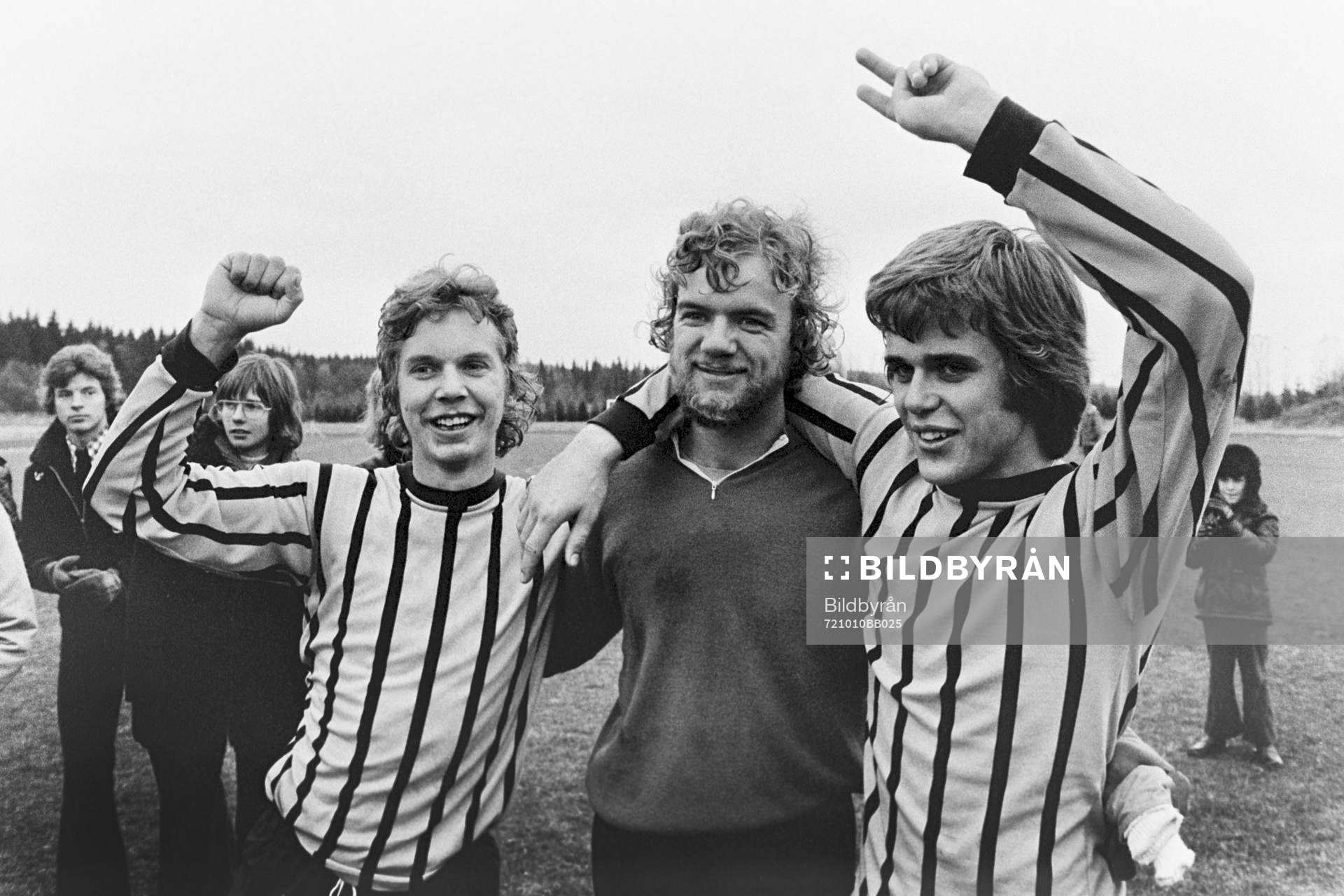 Per Andersson, Ove Sundqvist, målvakt och Bengt-Olof