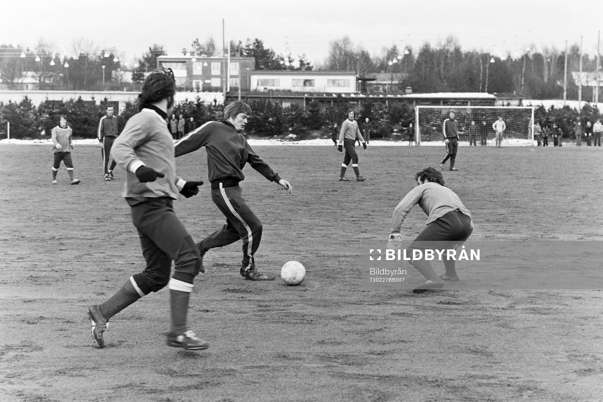 Fotboll, träningsmatch, Hässleholms IF - Landskrona, 1-3