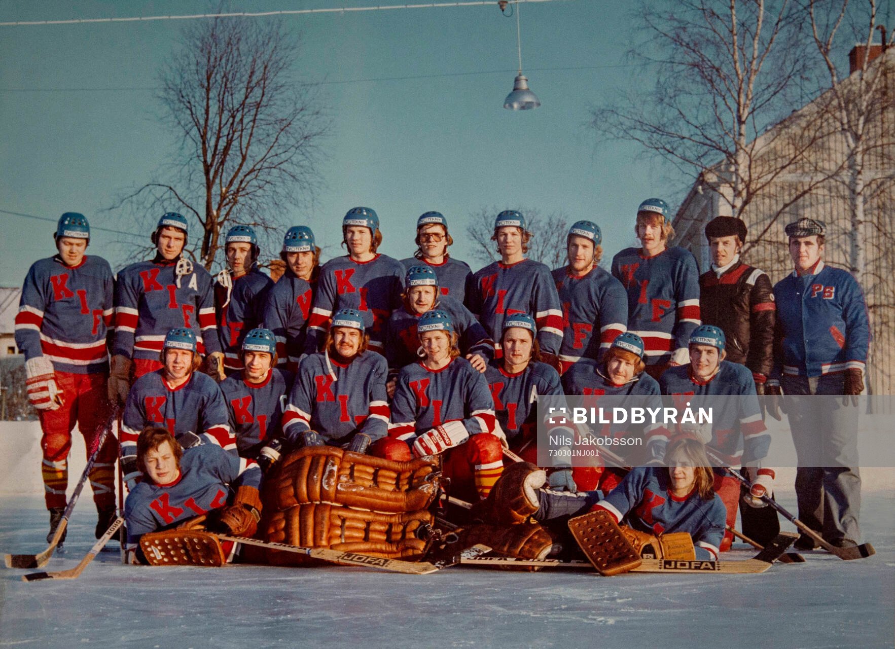 Lagbild av Kovlands IFs ishockeylag