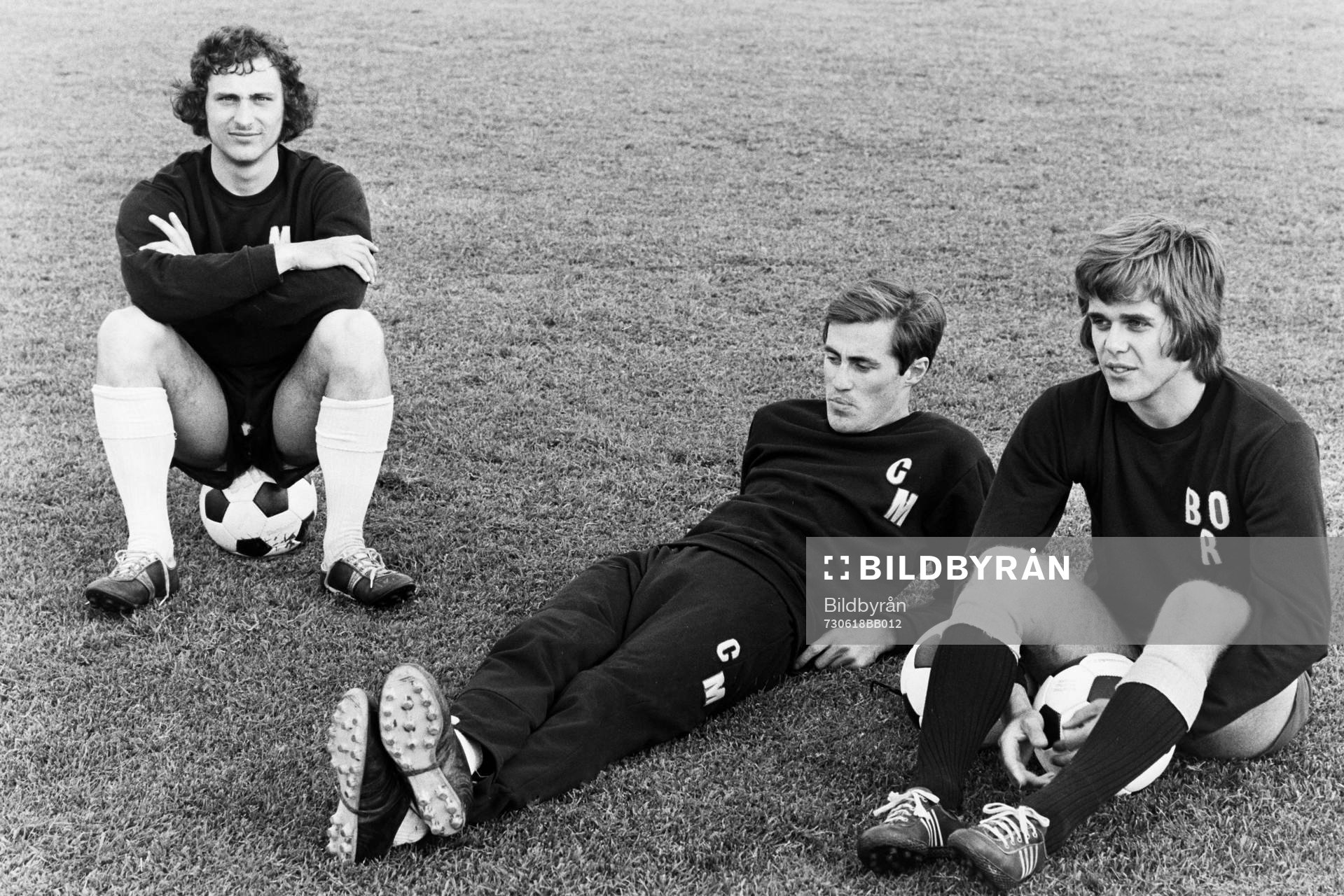 Fotboll, IFK Hässleholm, profiler: Magnus Eek, Claes Melin och Bengt-Olof Rydell.
