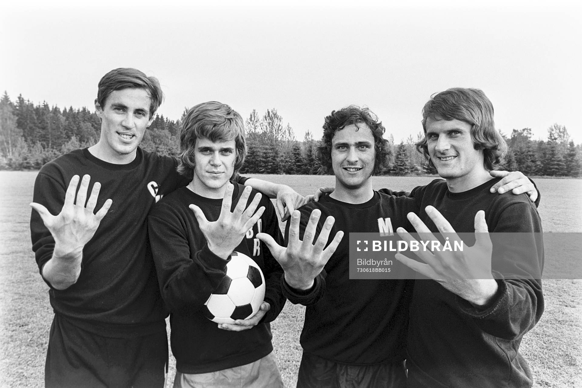 Claes Melin, Bengt-Olof Rydell, Magnus Eek och Jerry Rosén