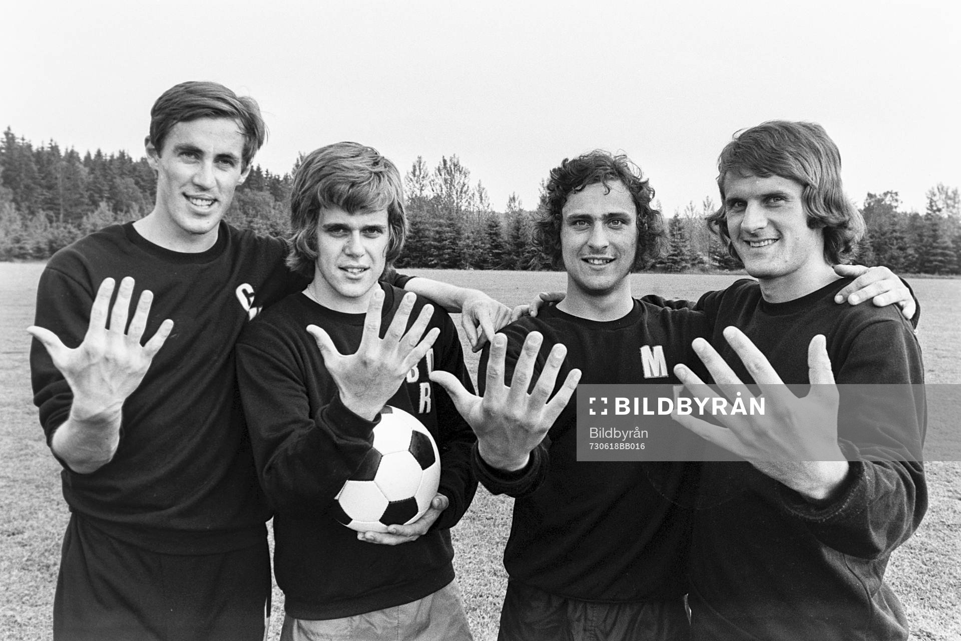 Claes Melin, Bengt-Olof Rydell, Magnus Eek och Jerry Rosén