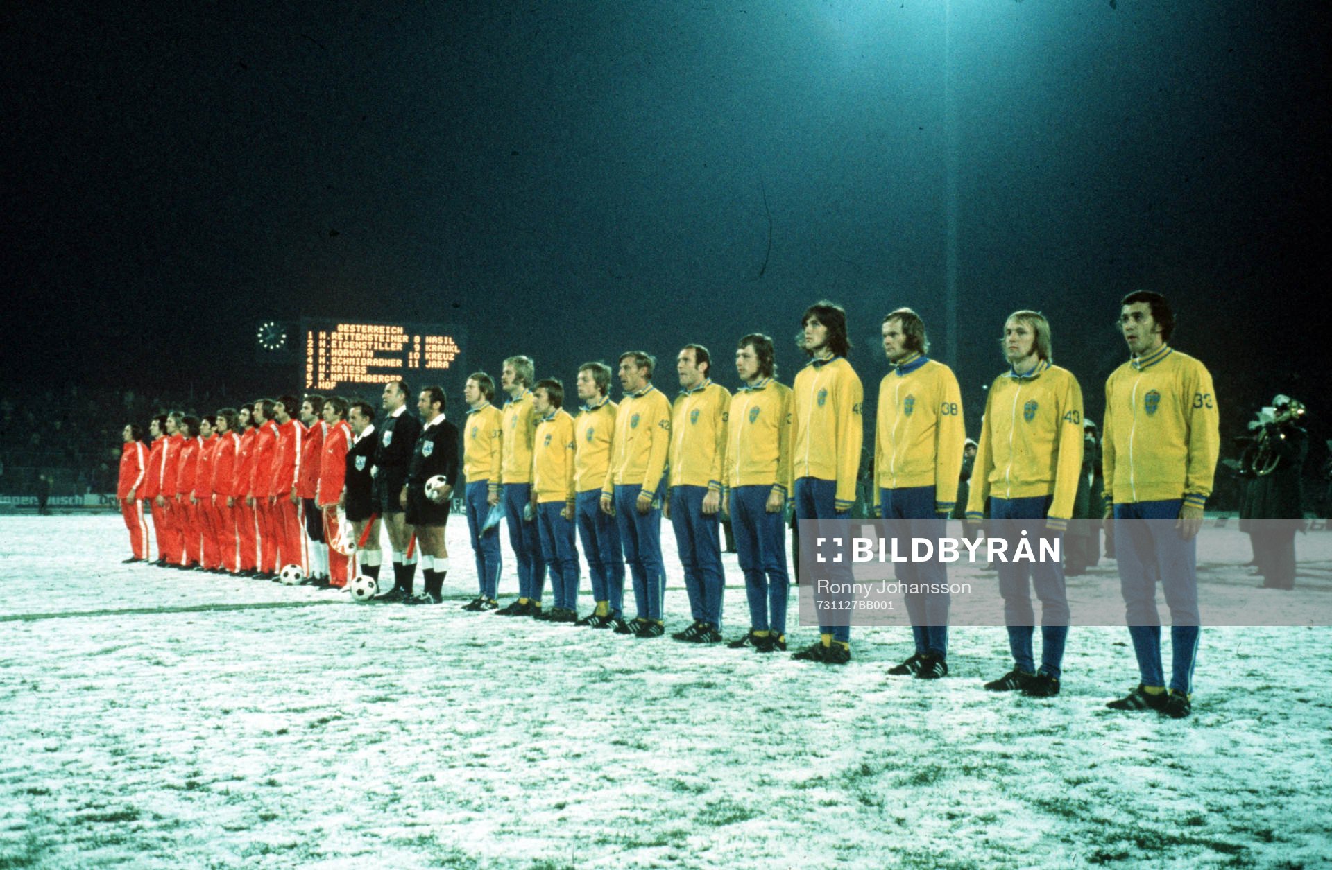 Fotboll, VM-Kval (Skiljematch) Österrike - Sverige