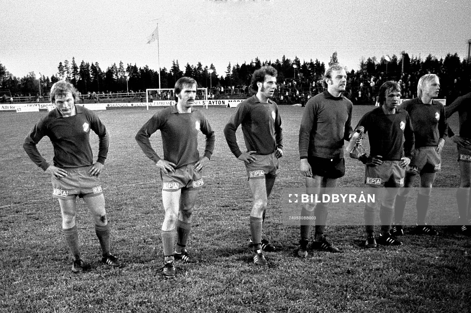 Österspelarna Björn Andersson, Inge Ejderstedt, Jan