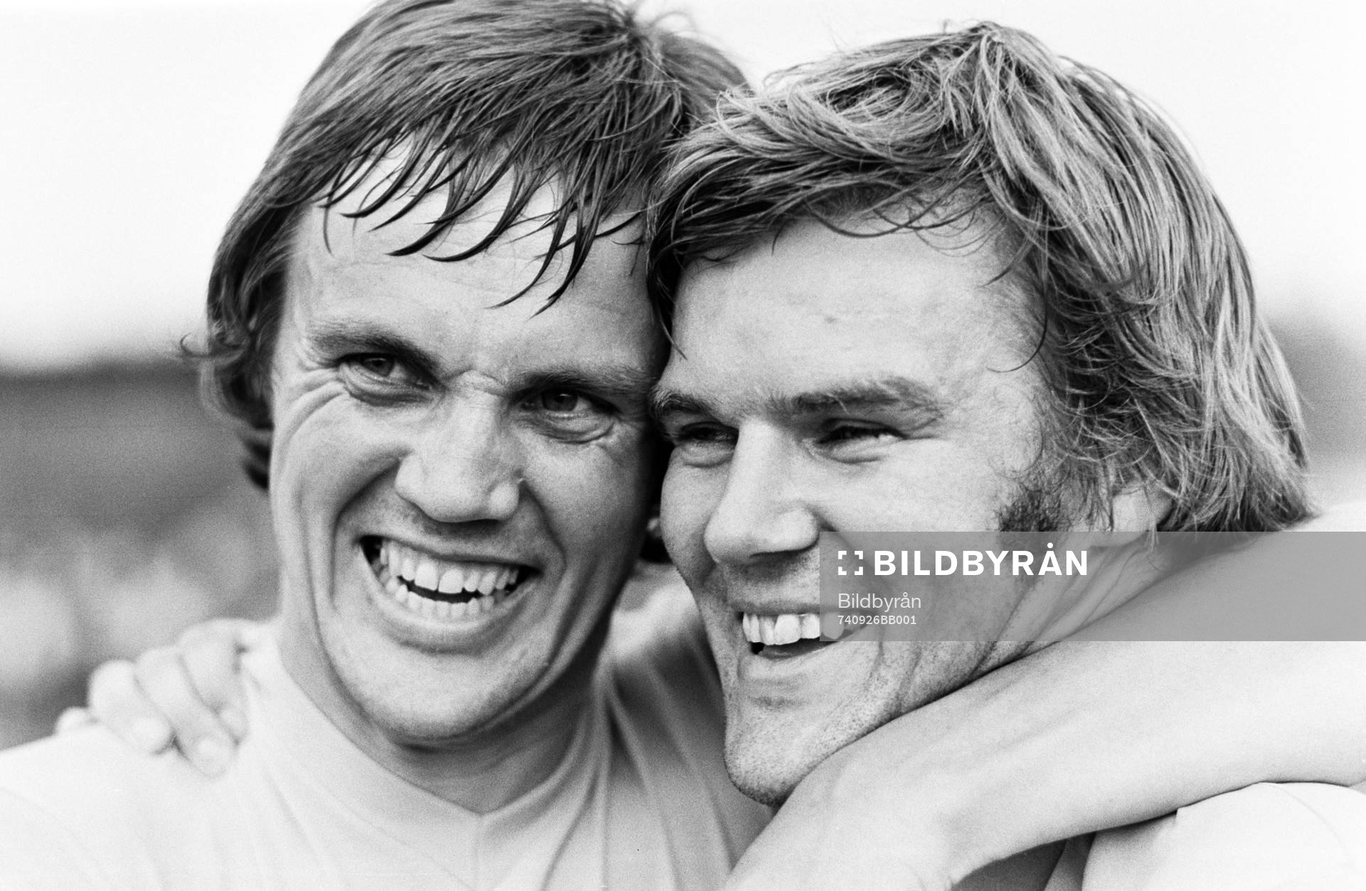 Hässleholms målskyttar Tommy Axelsson och Arnold Kroon