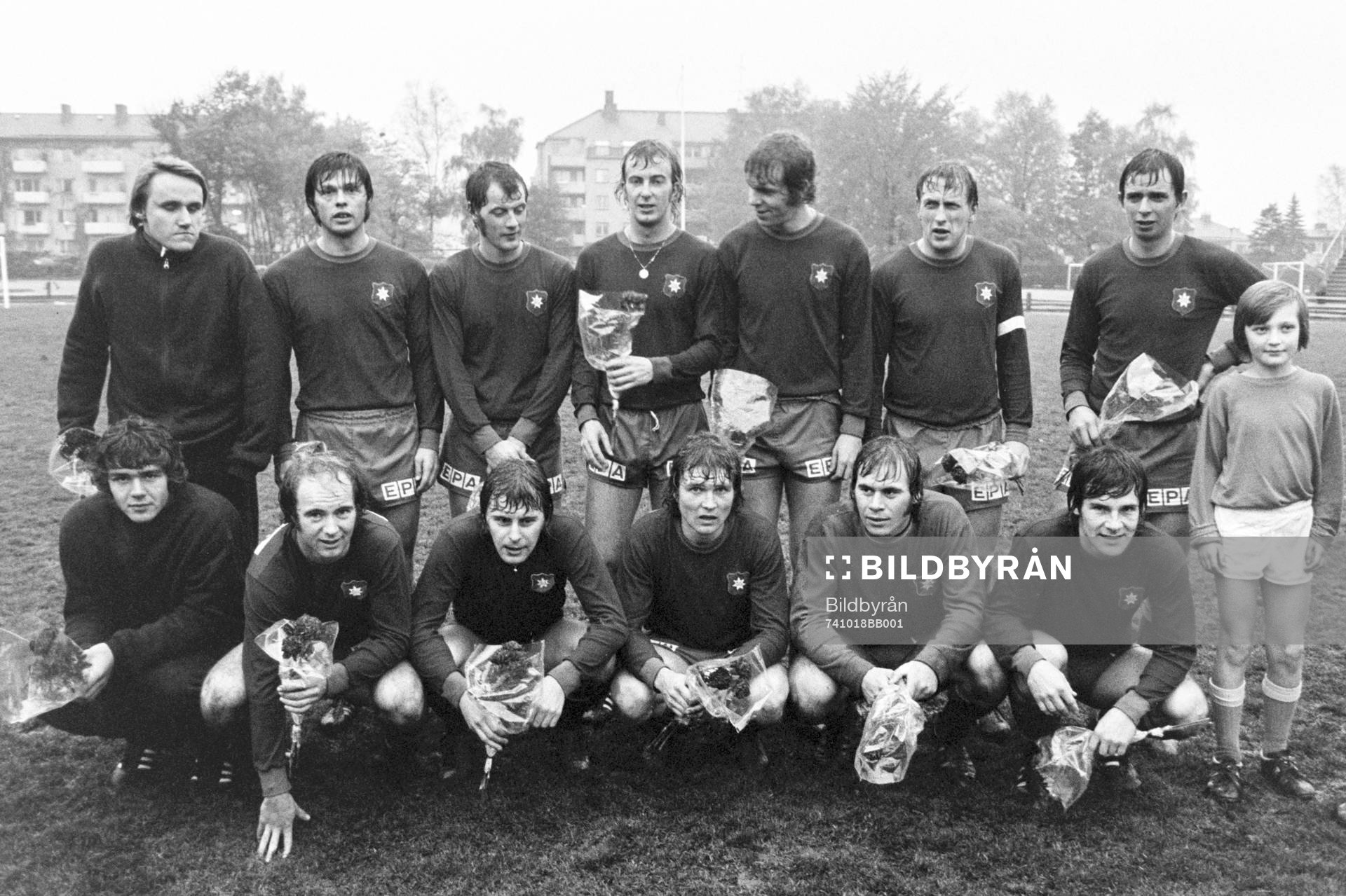 Fotboll, Div 2, Örgryte IS: Örgryte seriesegrare i div 2 med bl.a Örjan Persson, Jan Olsson, Sören Börjesson.