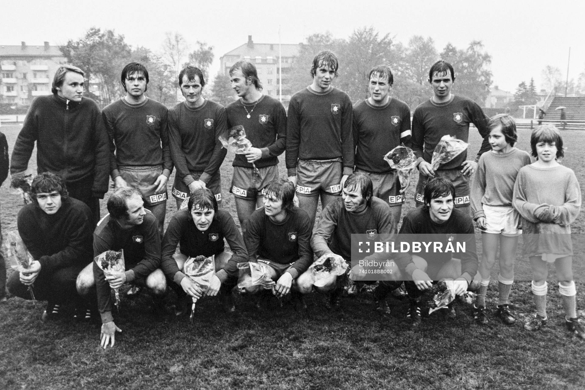 Fotboll, Div 2, Örgryte IS: Örgryte seriesegrare i div 2 med bl.a Örjan Persson, Jan Olsson, Sören Börjesson.