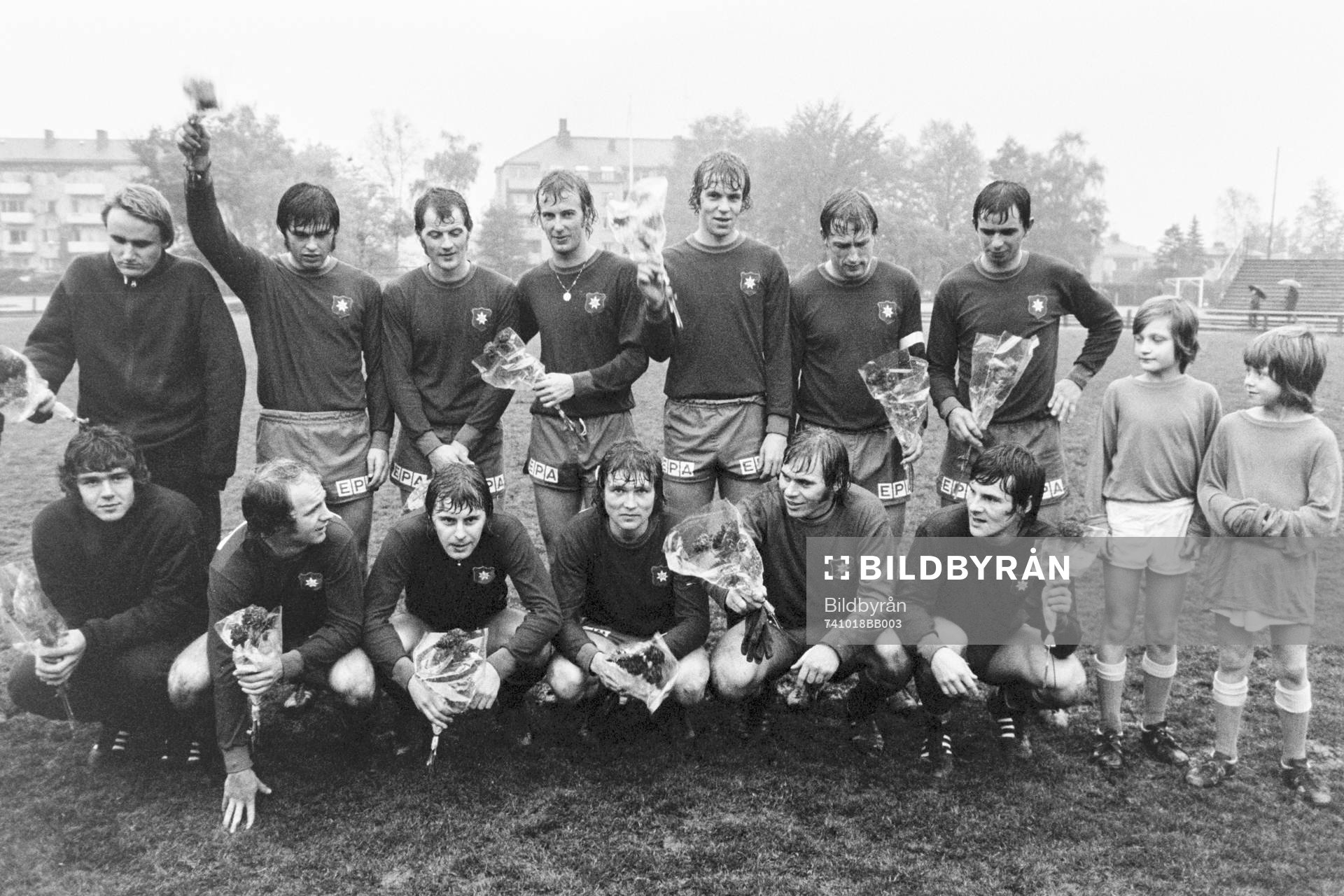 Fotboll, Div 2, Örgryte IS: Örgryte seriesegrare i div 2 med bl.a Örjan Persson, Jan Olsson, Sören Börjesson.