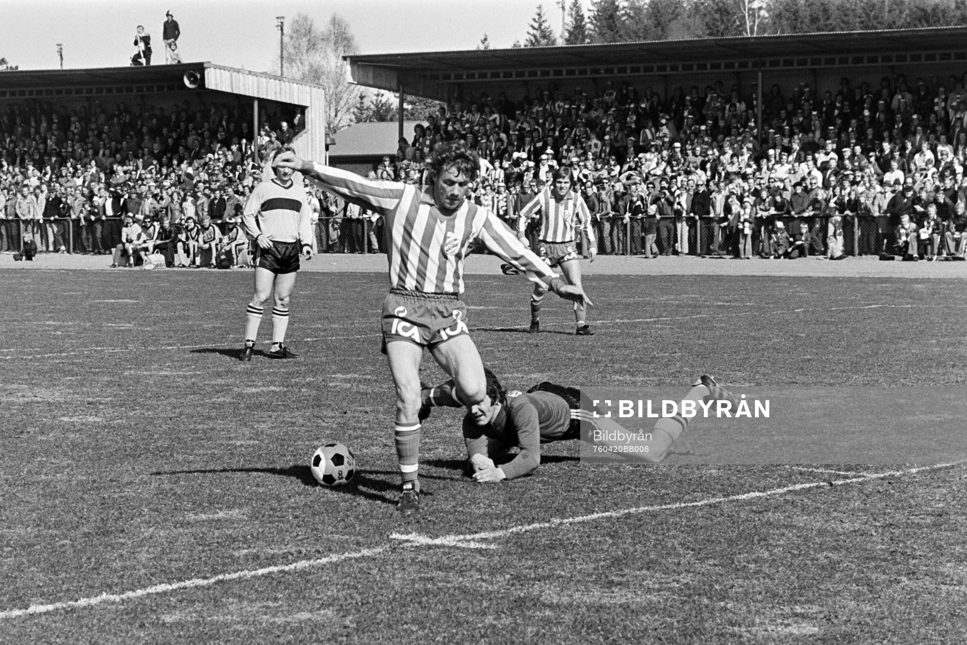 Ove Kindvall, Göteborg fri med hässleholms målvakt Lars