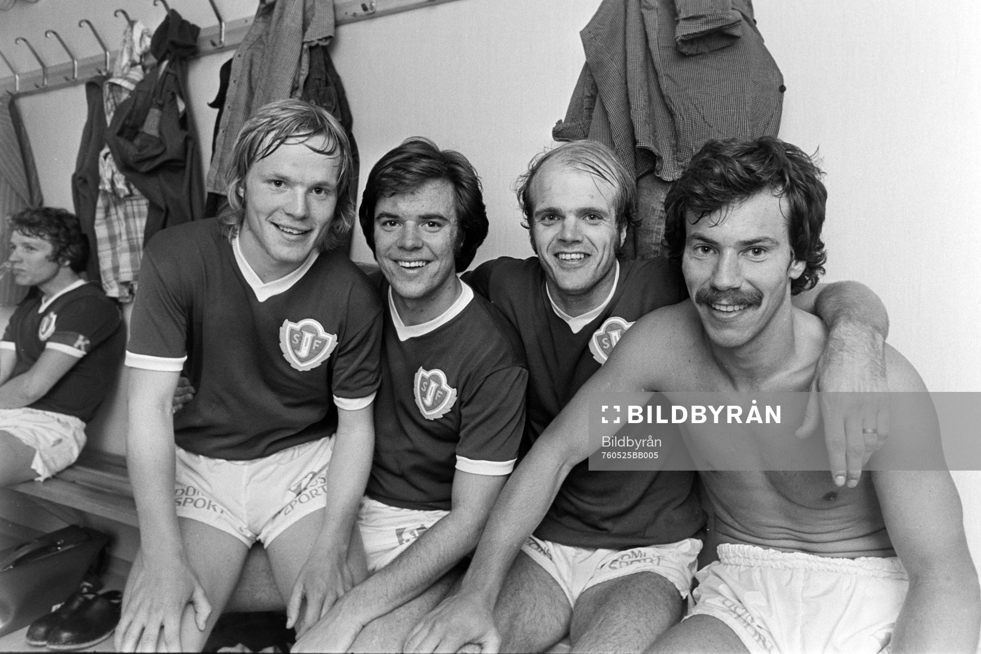 Christer Johansson, Bo Andersson, Ulf Lantz och Rolf Käck,