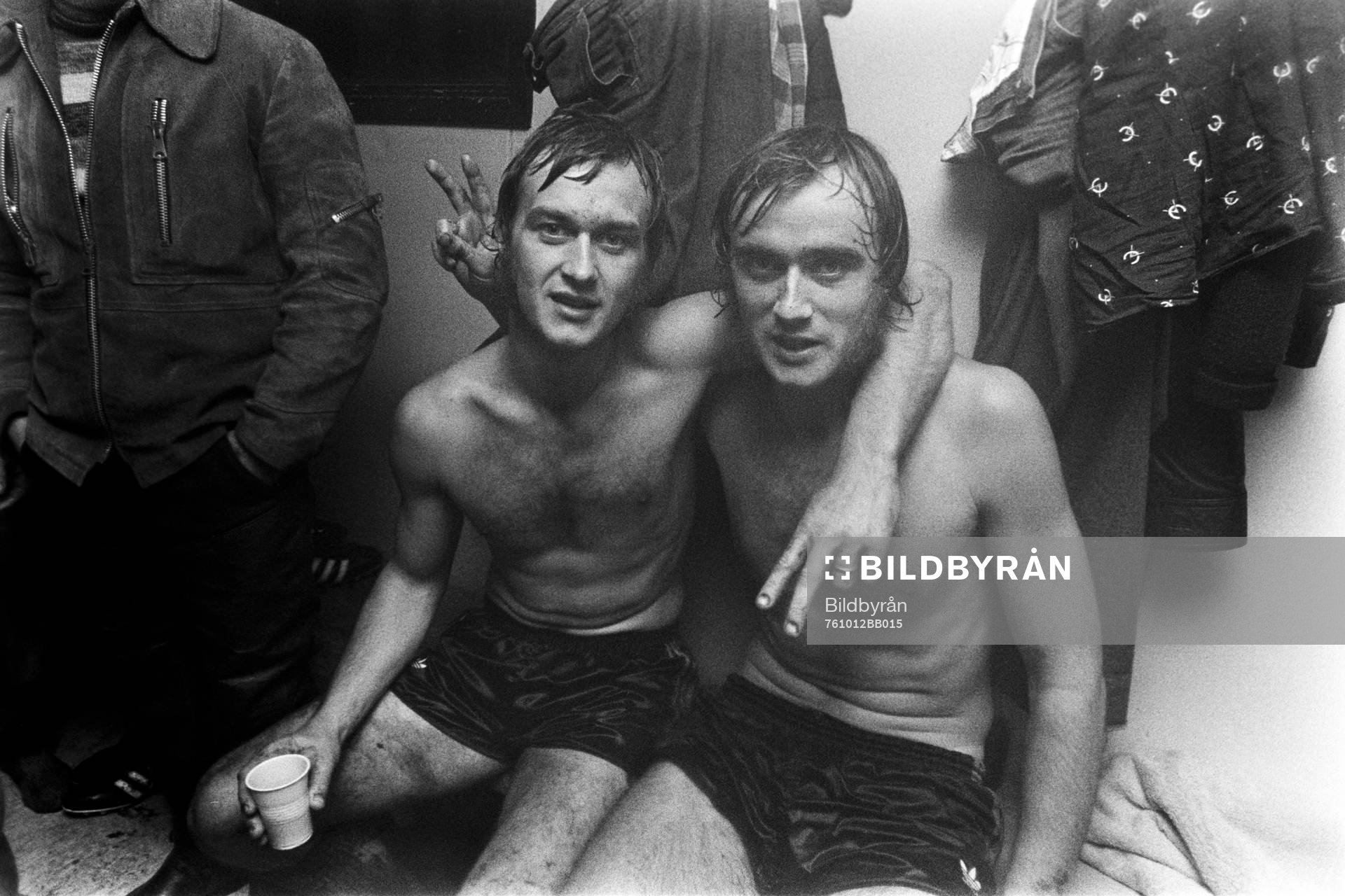 Göran Edvinsson och Lars Edvinsson, Mjällby jublar