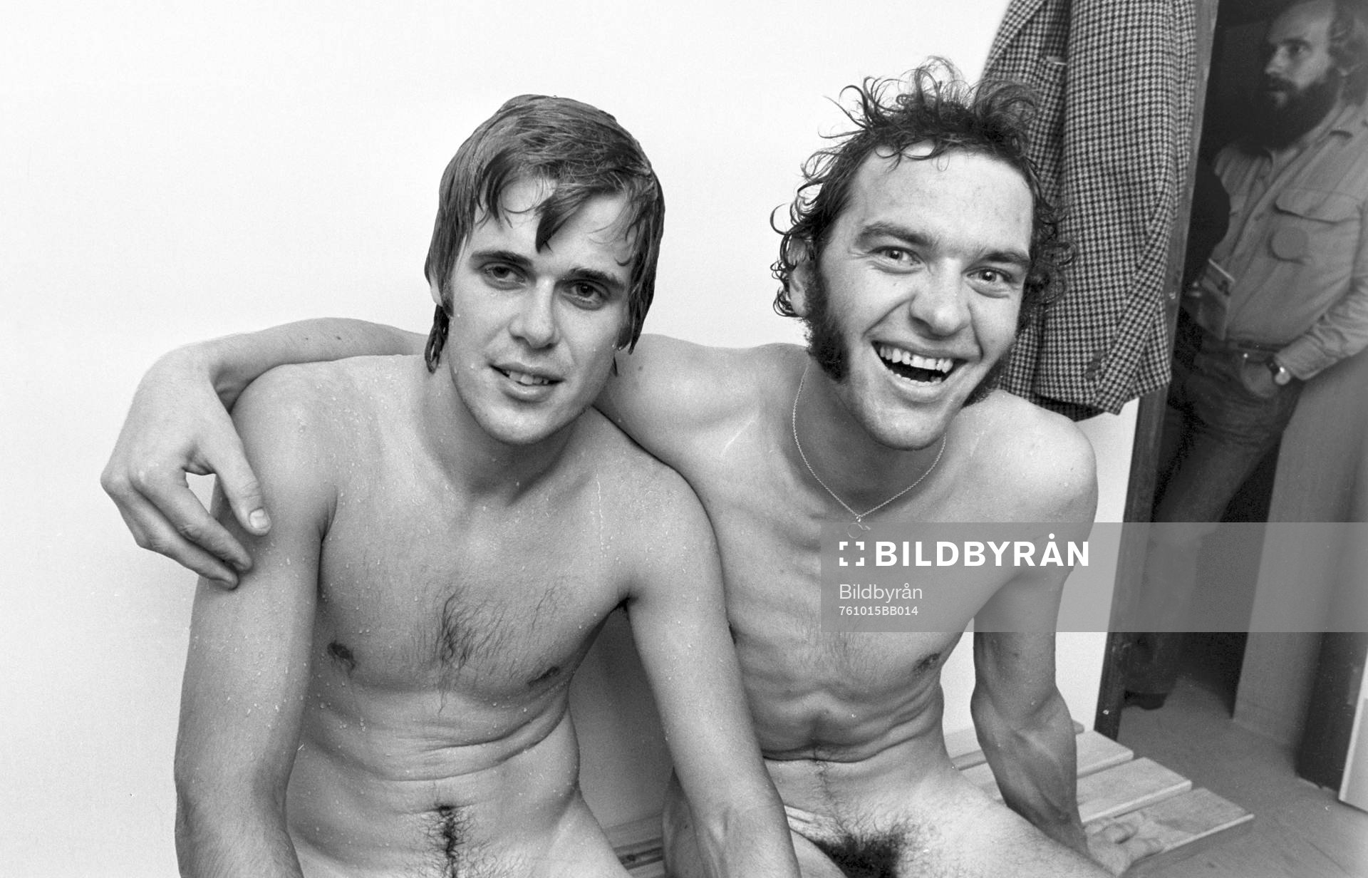 Hässleholms målskyttar Bengt-Olof Rydell och Bertil