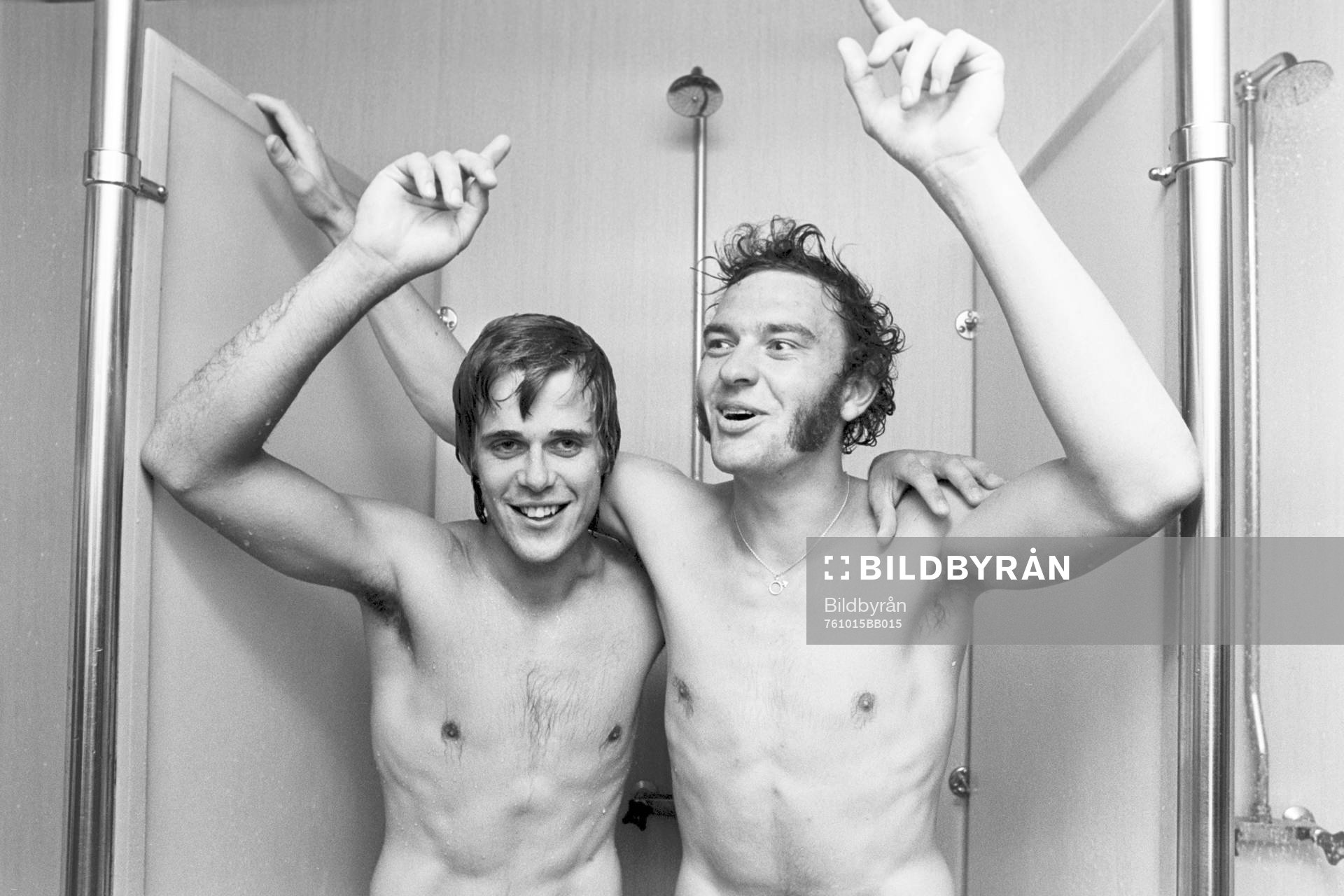 Hässleholms målskyttar Bengt-Olof Rydell och Bertil