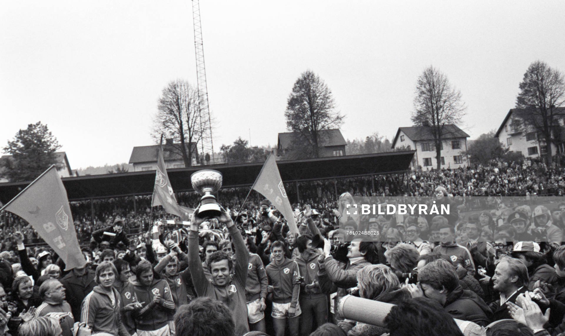 Pokal, jubel, glädje