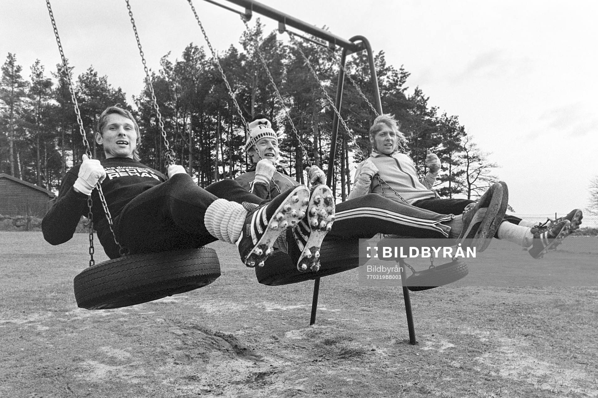 Bo Andersson, Jan-Ove Jansson, tränare och Sven-Bertil