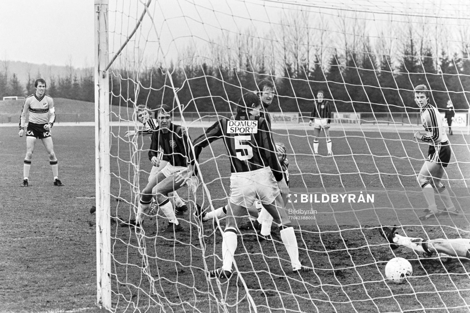 Sven Bertilsson gör 1-0 till Hässleholm