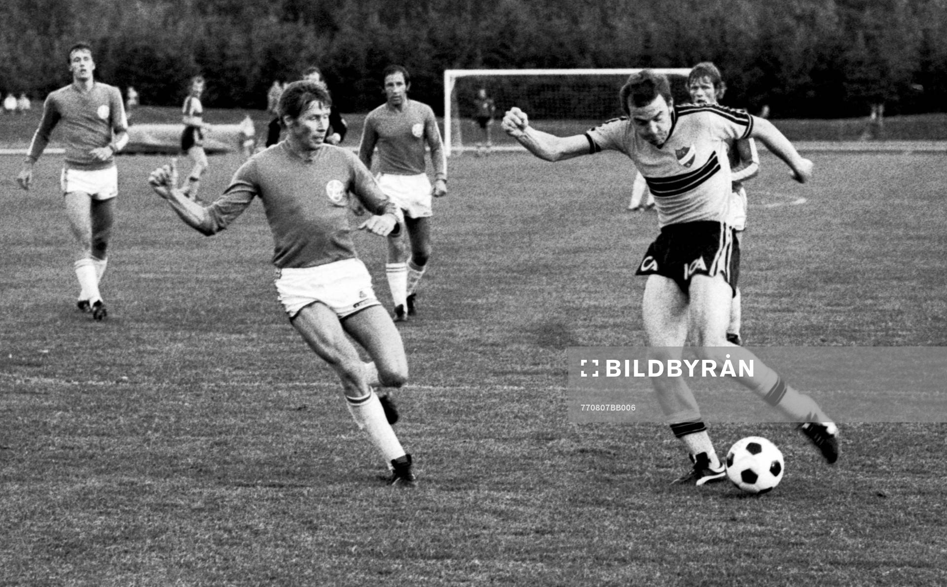  Bertil Arnesson, IFK Hässleholm, gör mål.