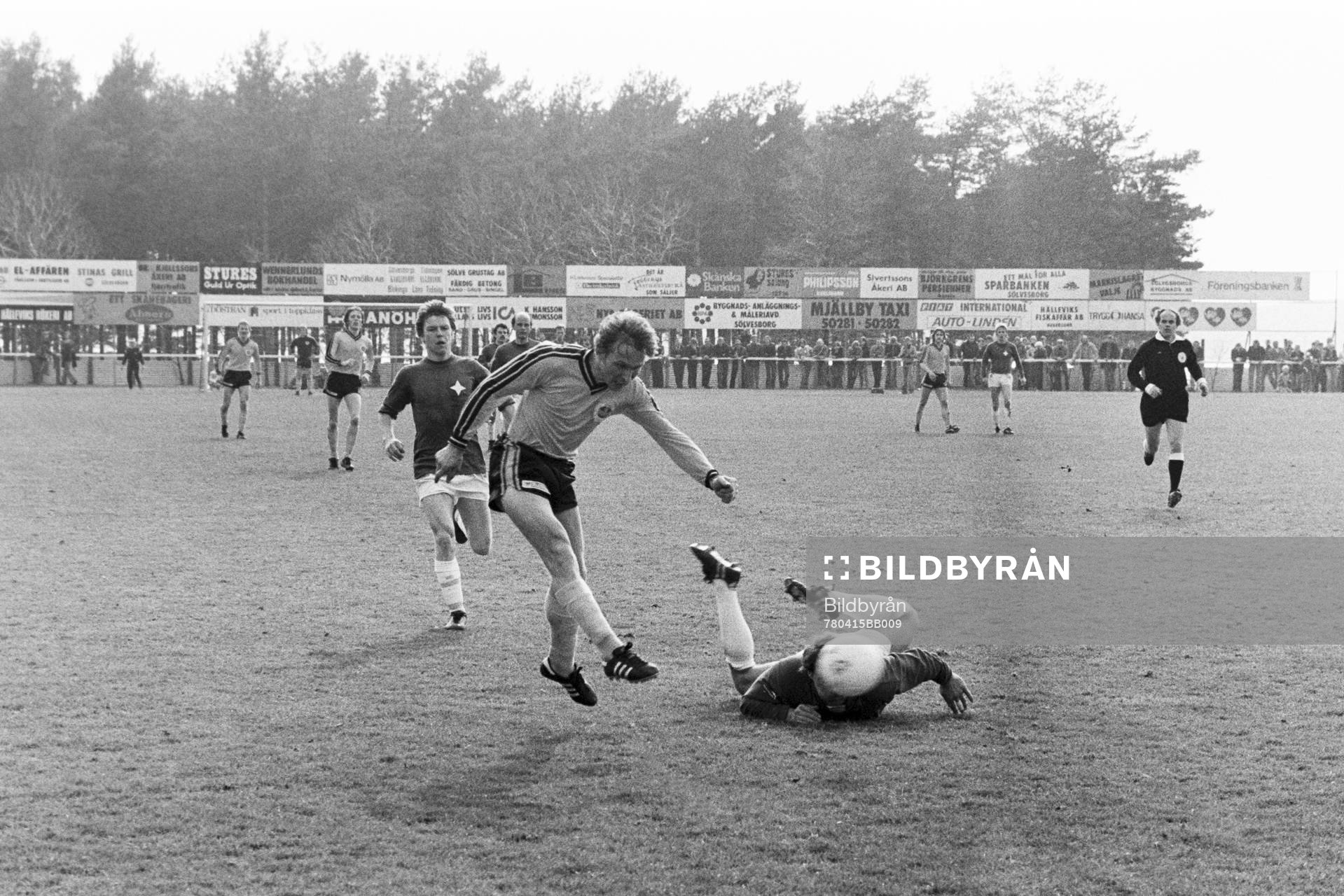 Bo Andersson, Mjällby gör 2-1 till hemmalaget