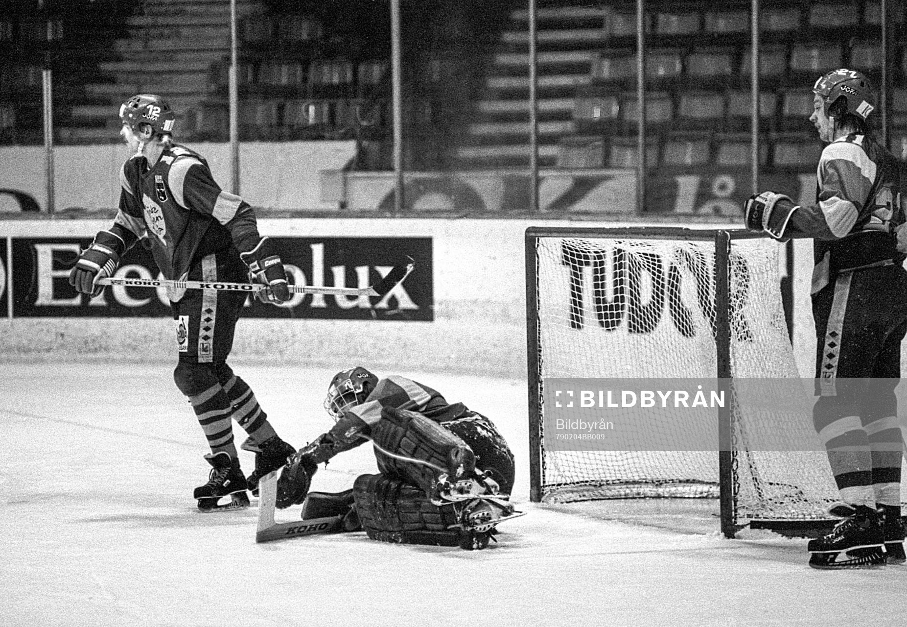 Mats Abrahamsson, målvakt i Björklöven deppar