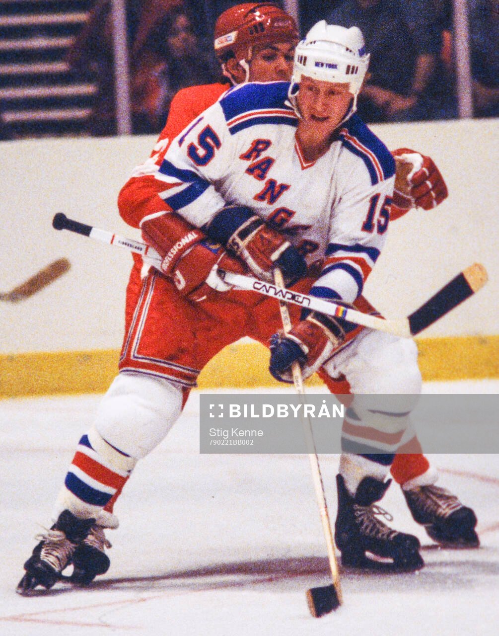 Anders Hedberg of New York Rangers