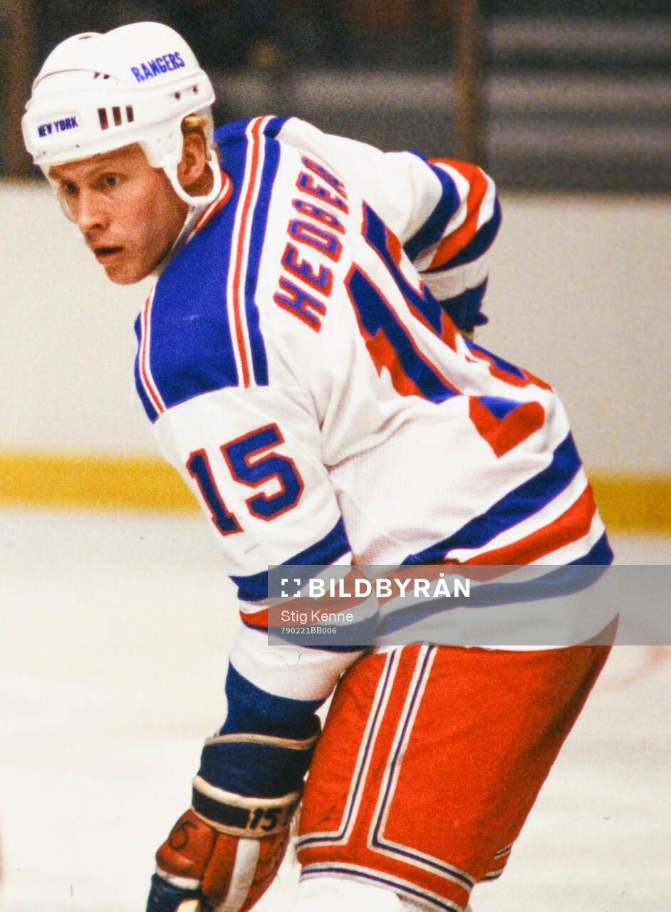 Anders Hedberg of New York Rangers