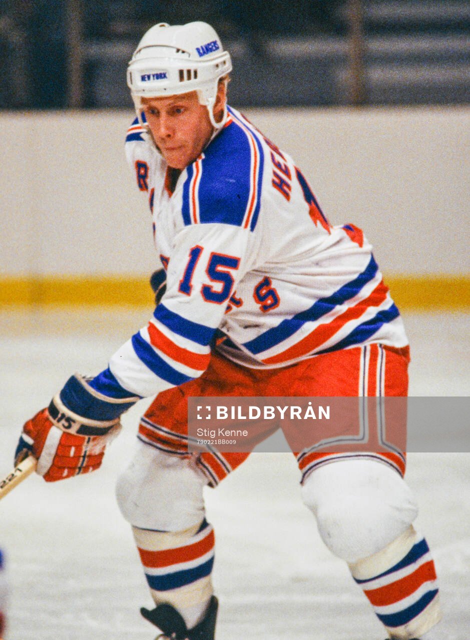 Anders Hedberg of New York Rangers