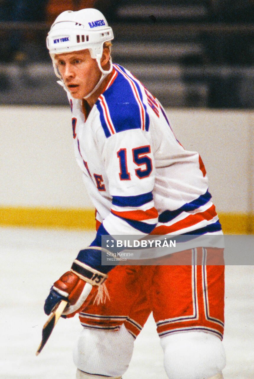 Anders Hedberg of New York Rangers