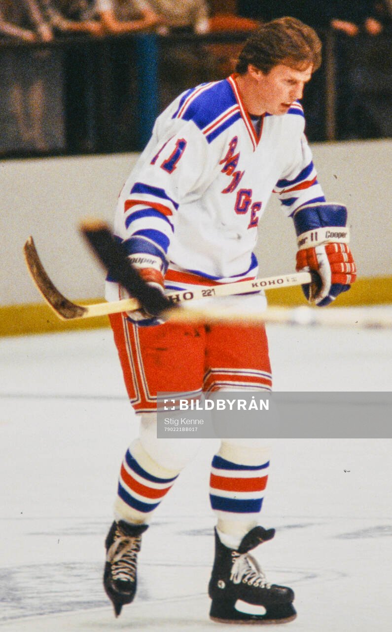 Ulf Nilsson of New York Rangers