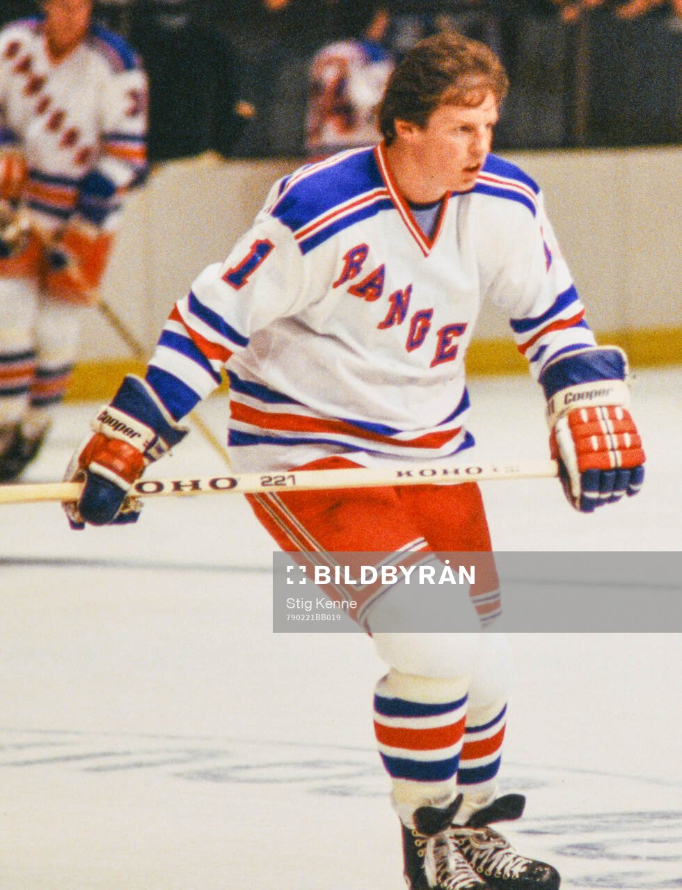 Ulf Nilsson of New York Rangers