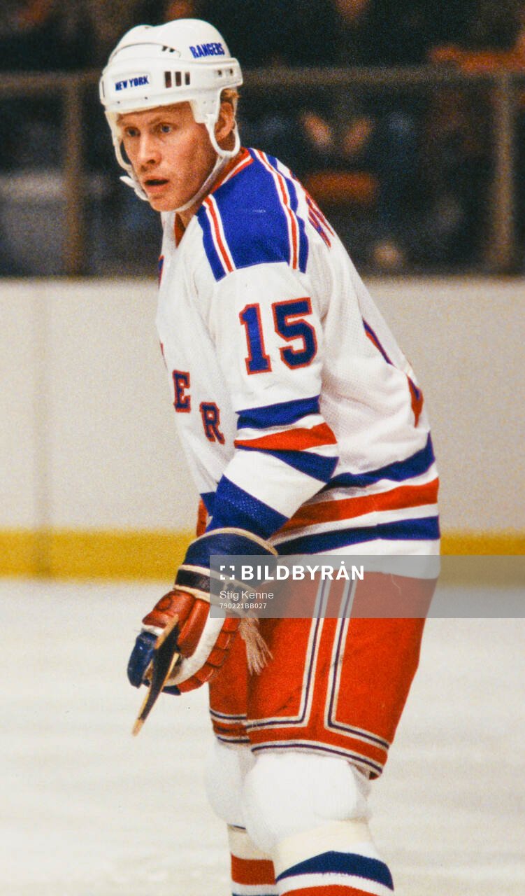 Anders Hedberg of New York Rangers