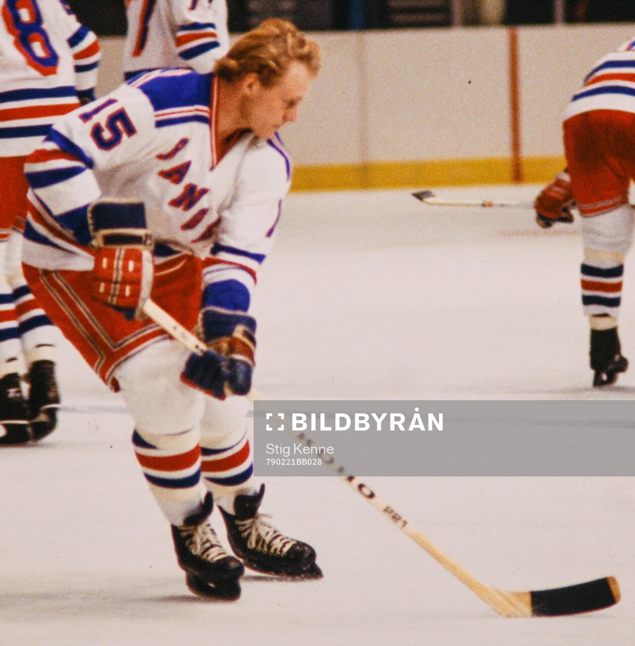 Anders Hedberg of New York Rangers