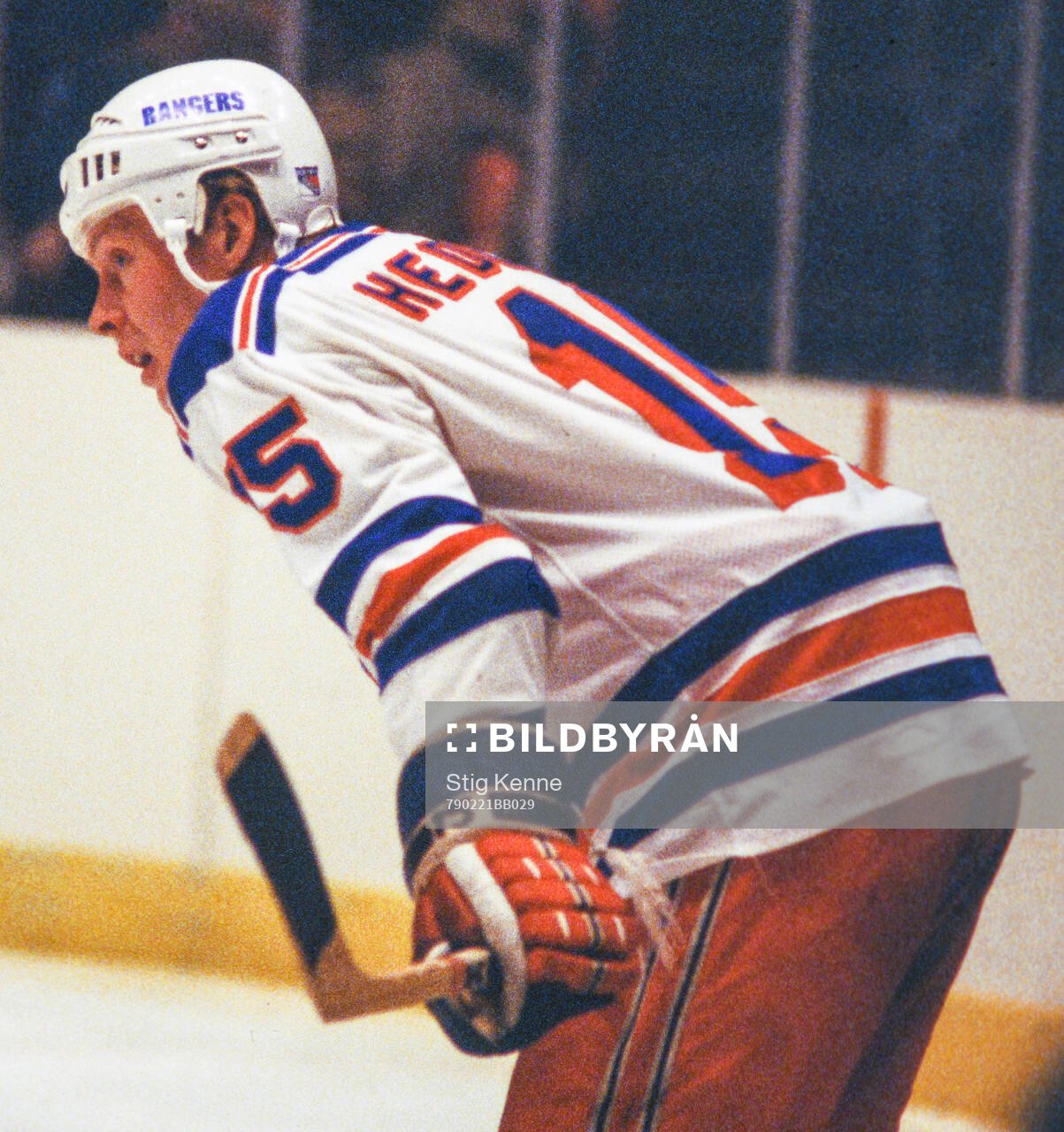 Anders Hedberg of New York Rangers