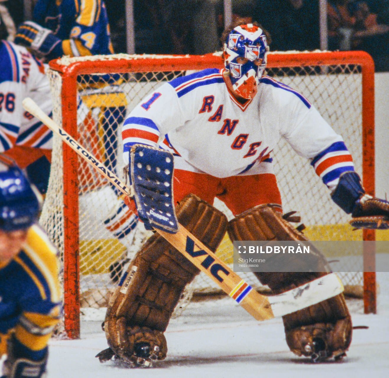Goalkeeper Wayne Thomas of New York Rangers