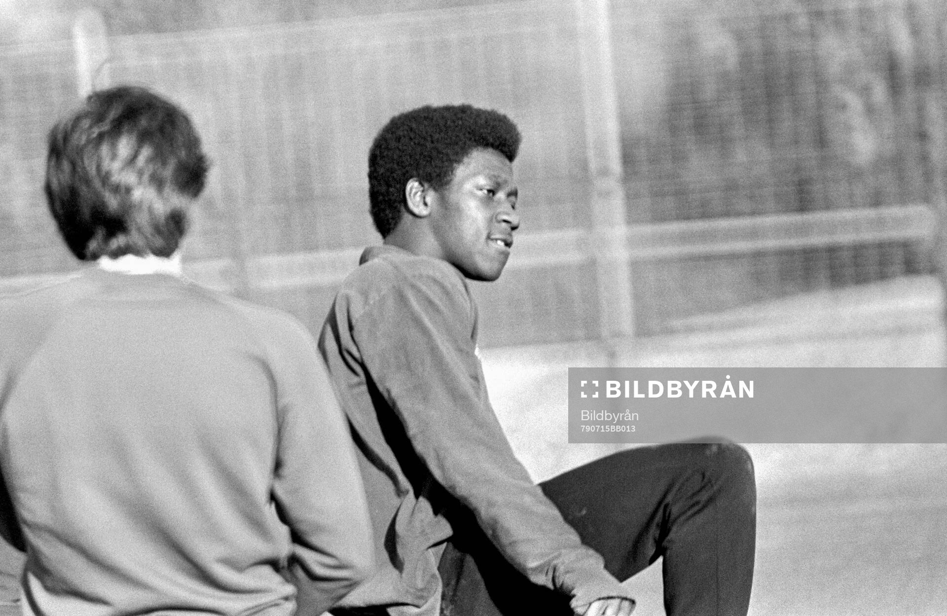 Dave Bennett at training
