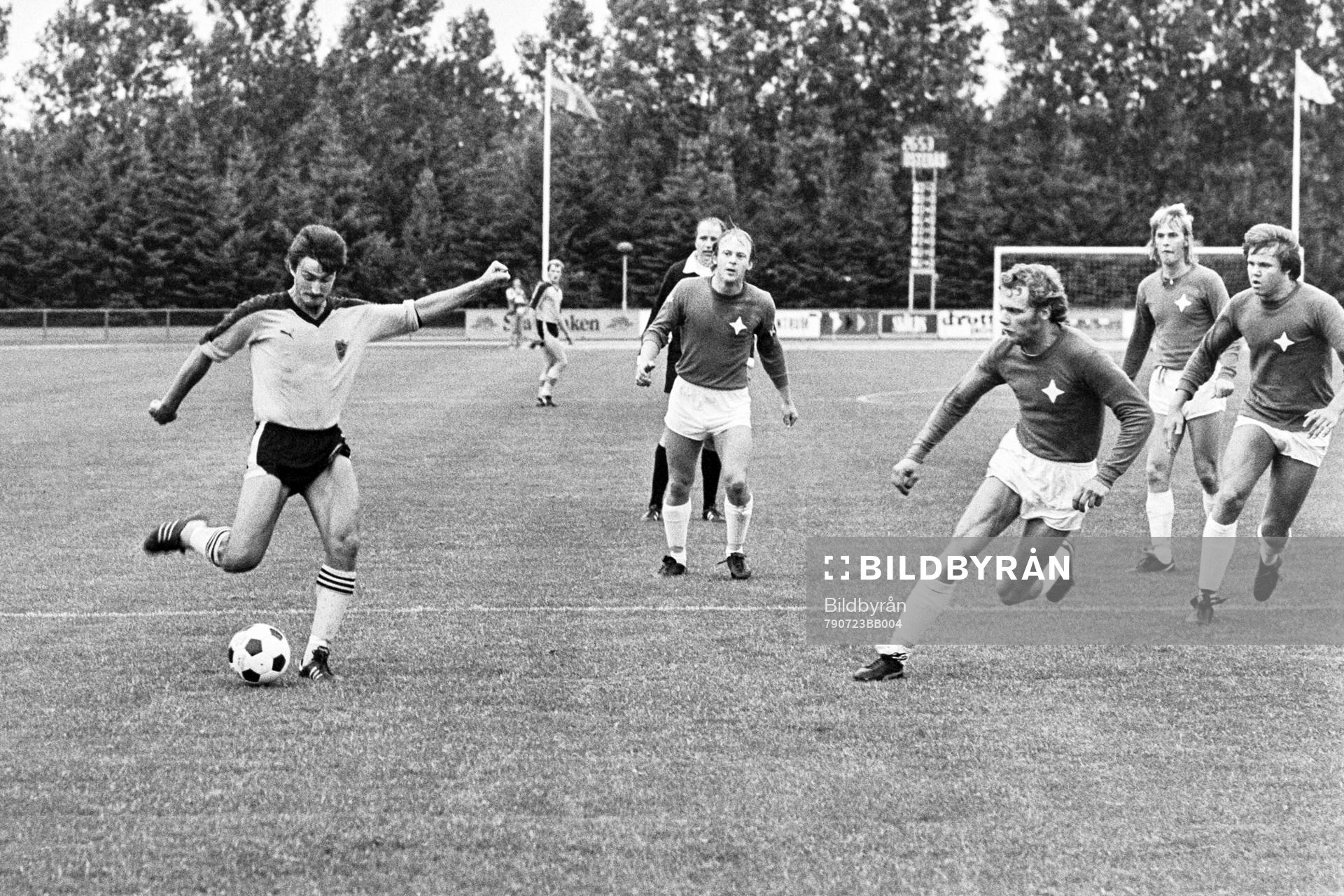 Hässleholms Lennart Nilsson i ett anfall