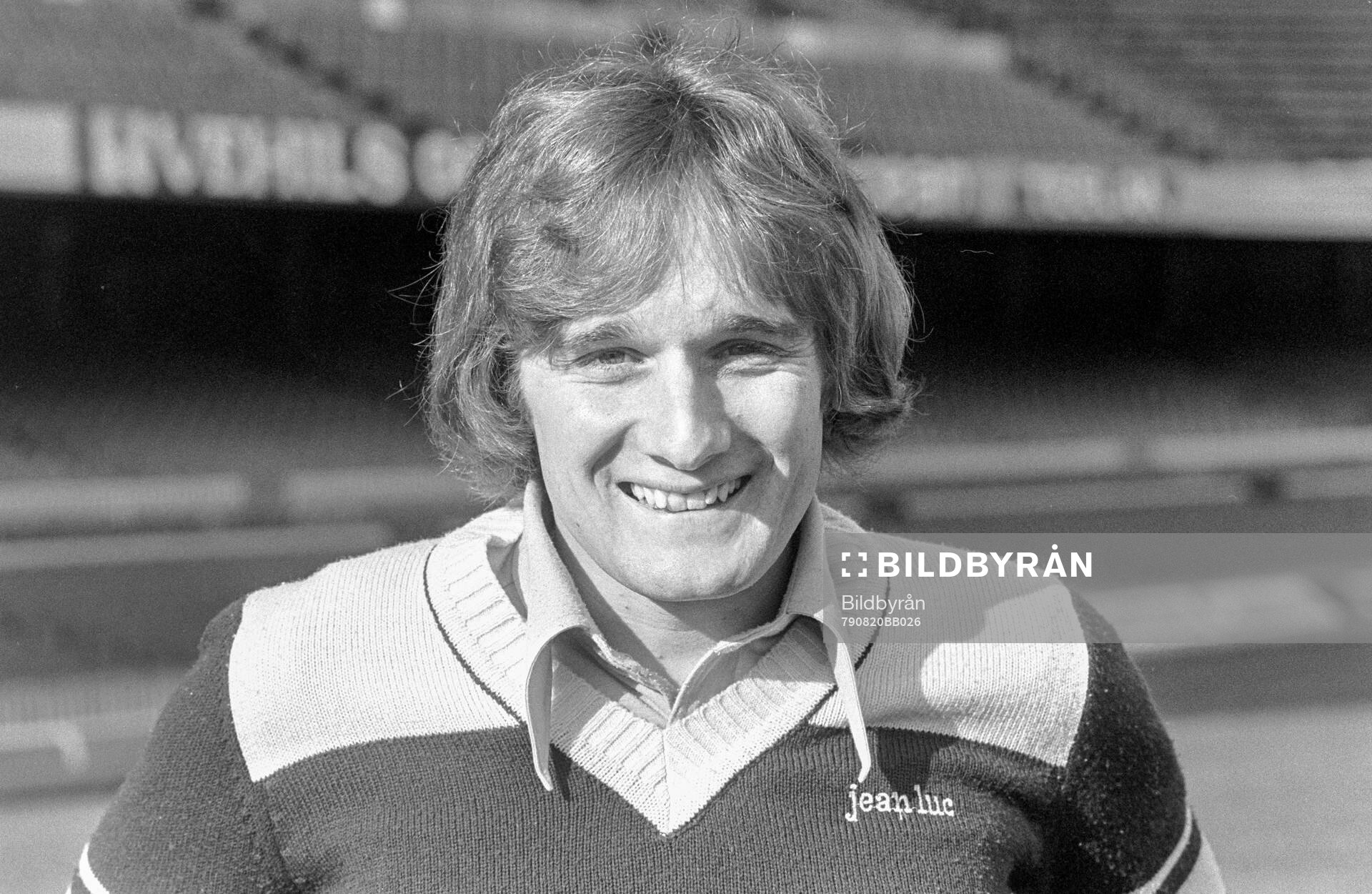 Allan Simonsen at Camp Nou stadium