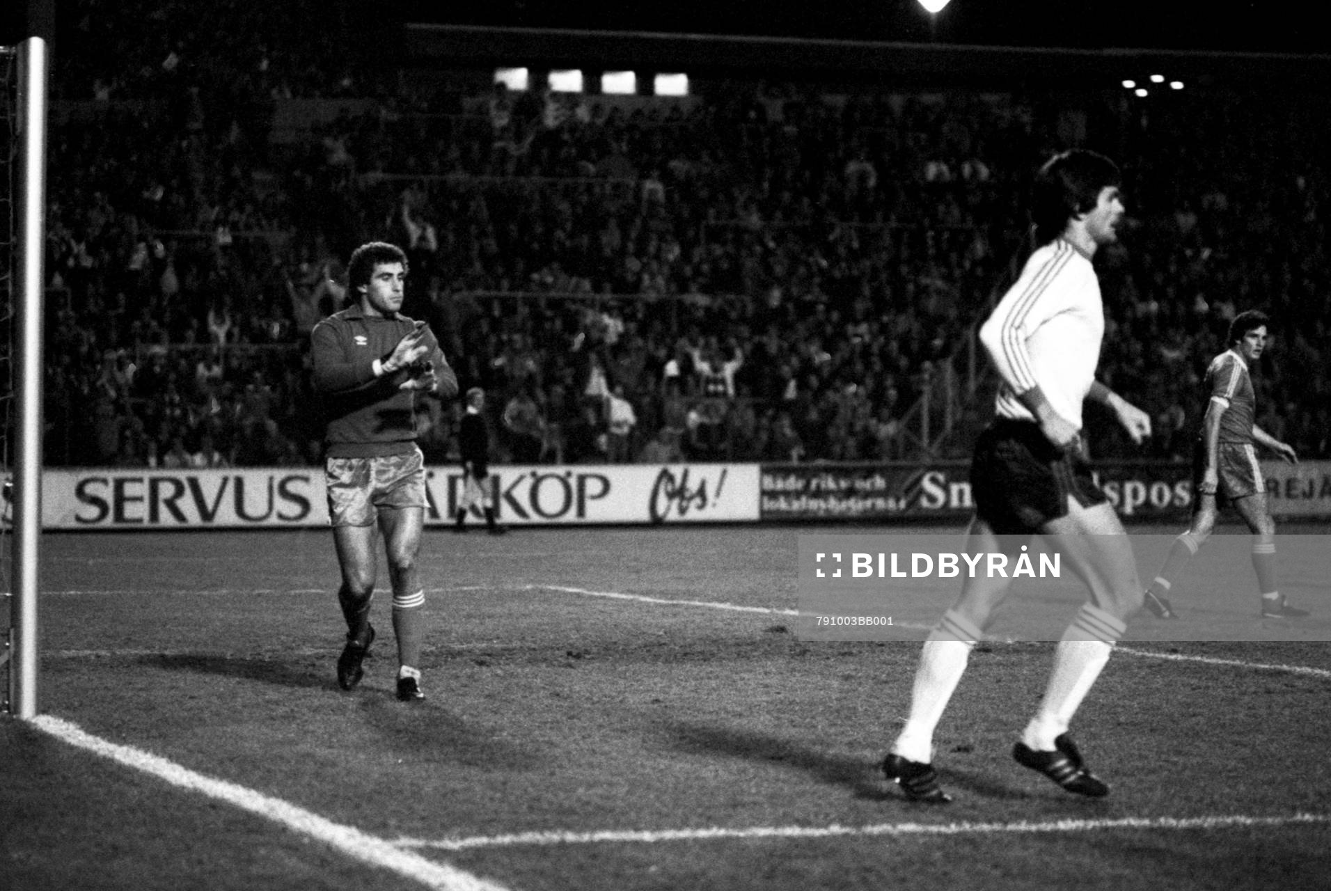 Nottinghams målvakt Peter Shilton