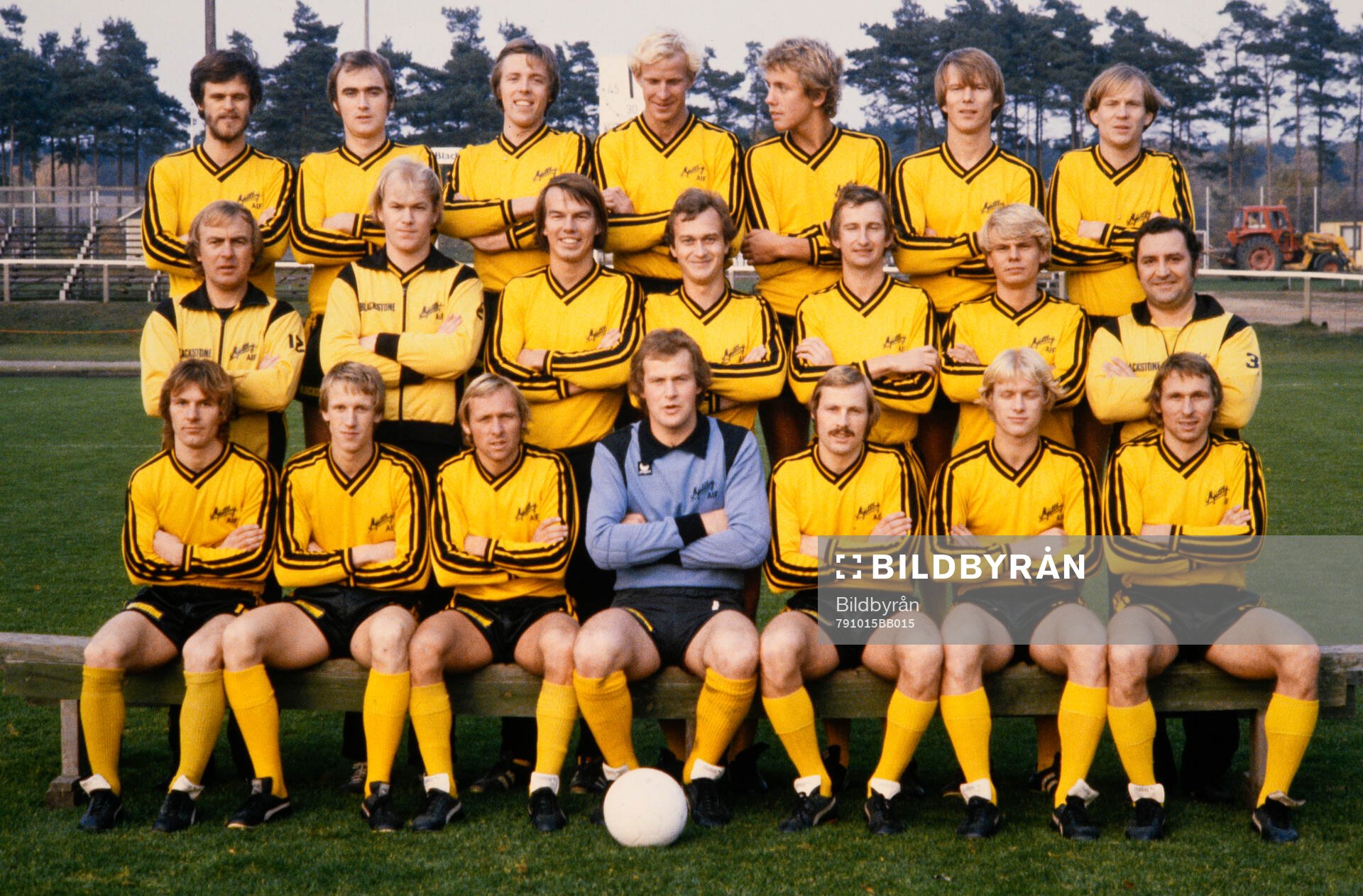 Bakre raden fr.v. Lars-Erik Andersson, Lars Edvinsson,