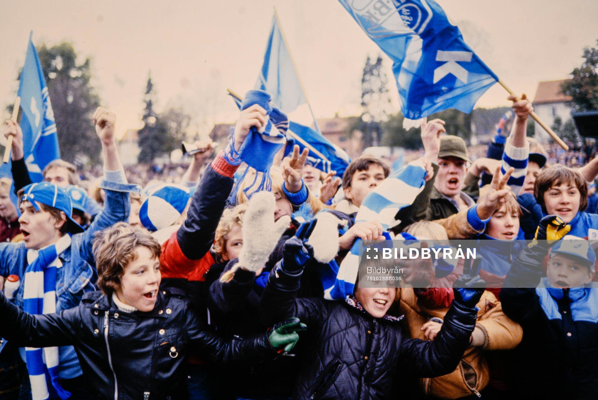 Halmstads fans jublar